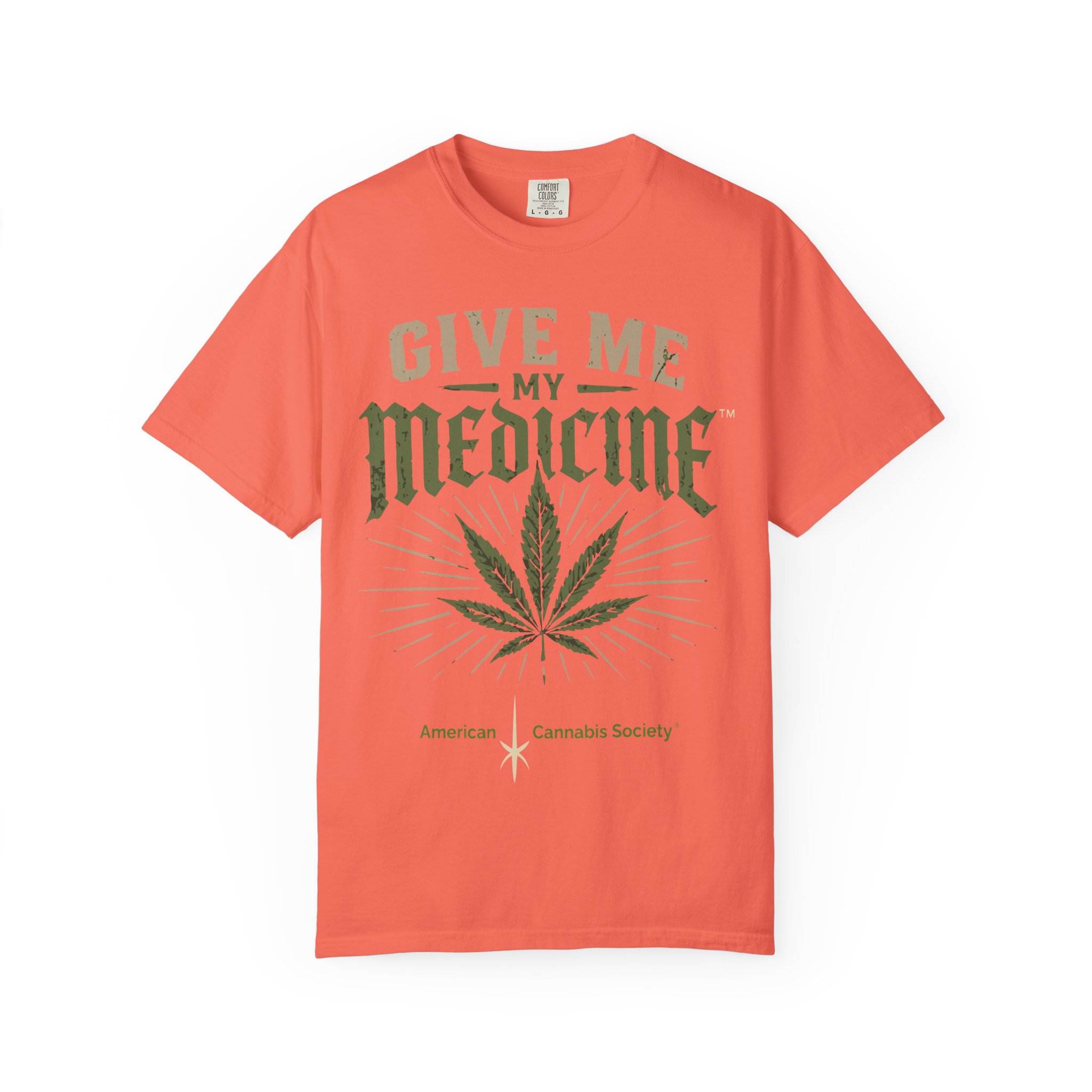 Give Me My Medicine T-Shirt — Cannabis Leaf Medical Marijuana Tee - Image 9