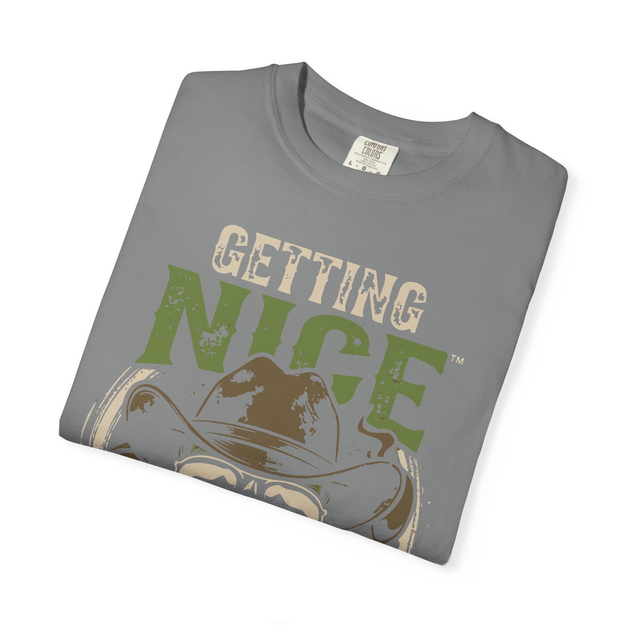 Getting Nice Skull Cowboy T-Shirt — Retro Western Graphic Tee - Image 35