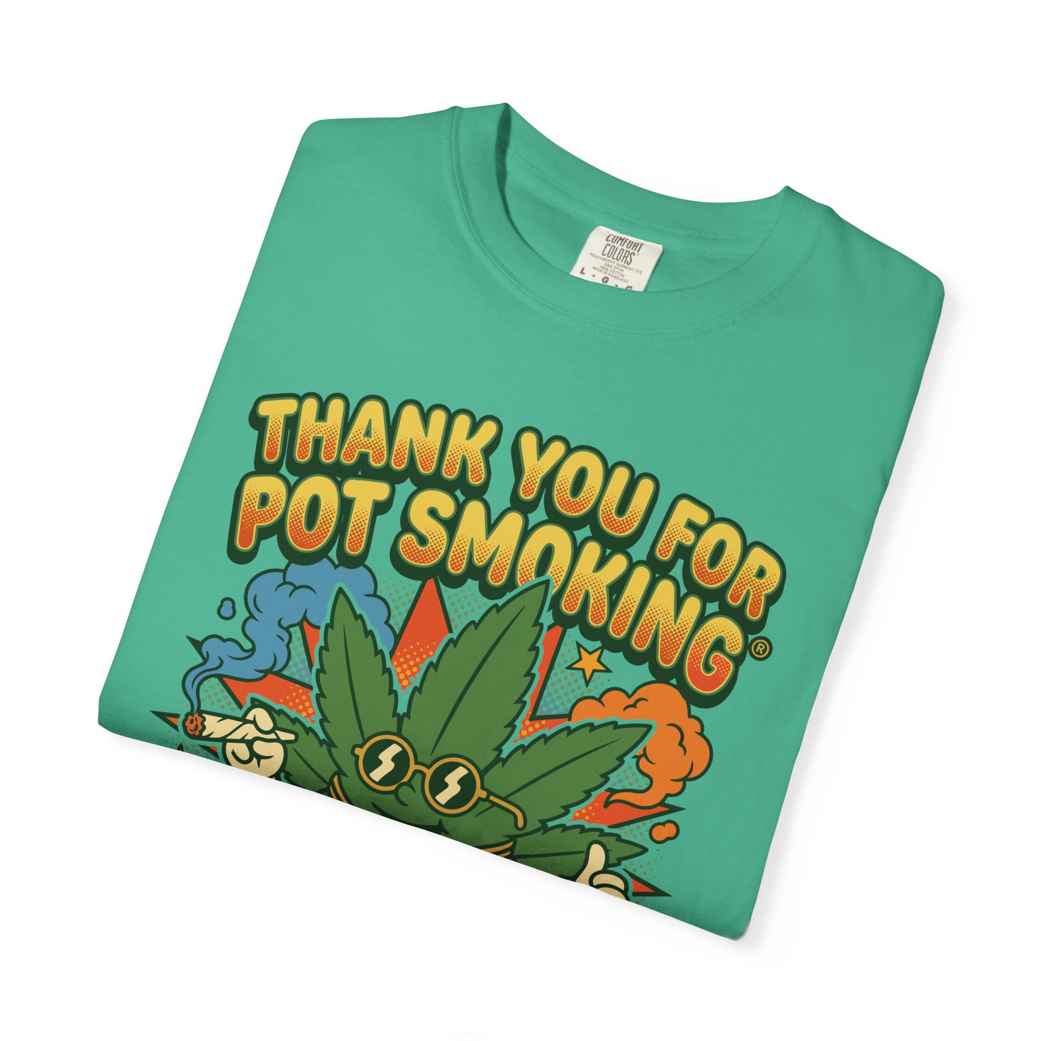 Thank You For Pot Smoking® Retro Cartoon T-Shirt - Image 35