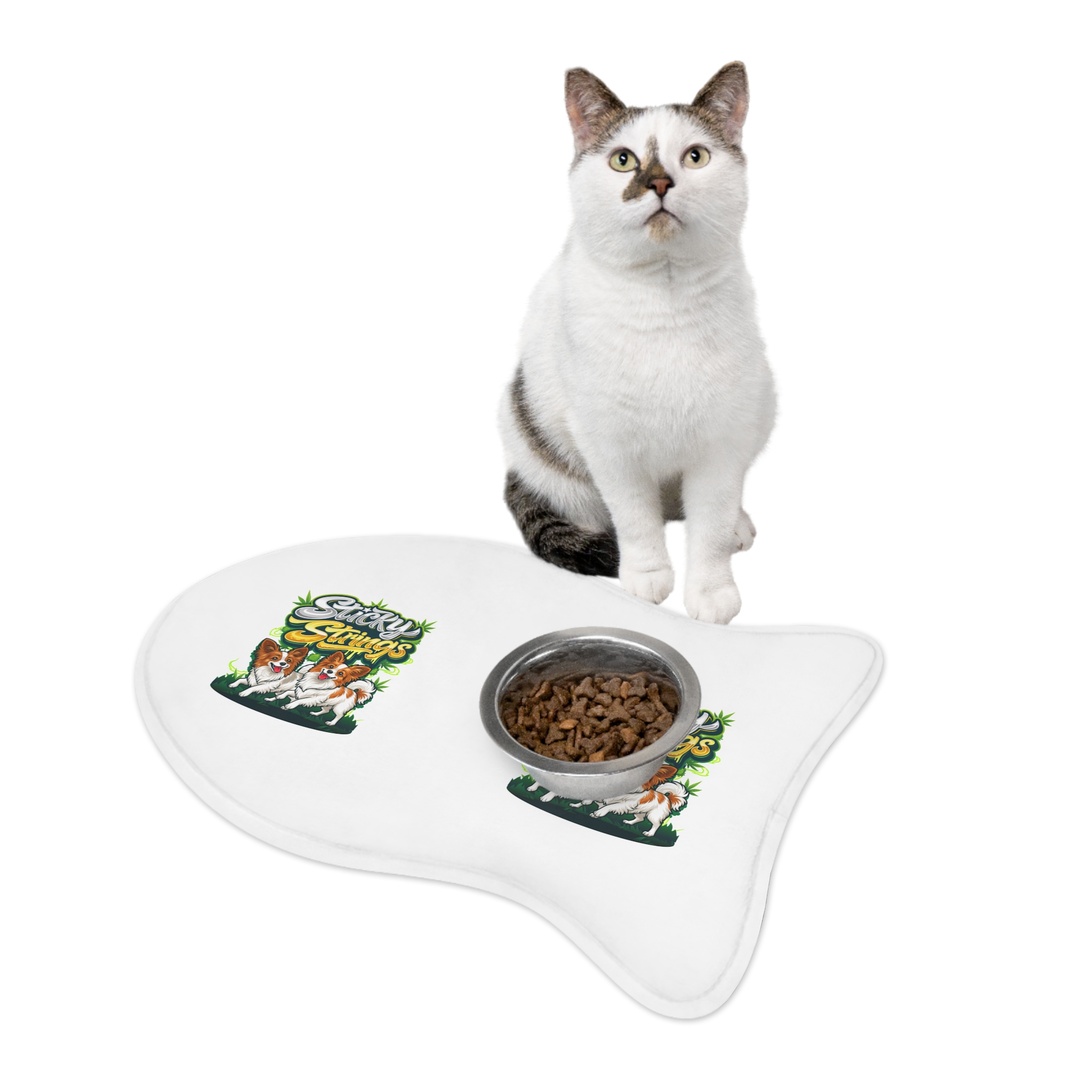 Sticky Strings™ Pet Feeding Mat — Cute Dog Graphic Placemat - Image 10