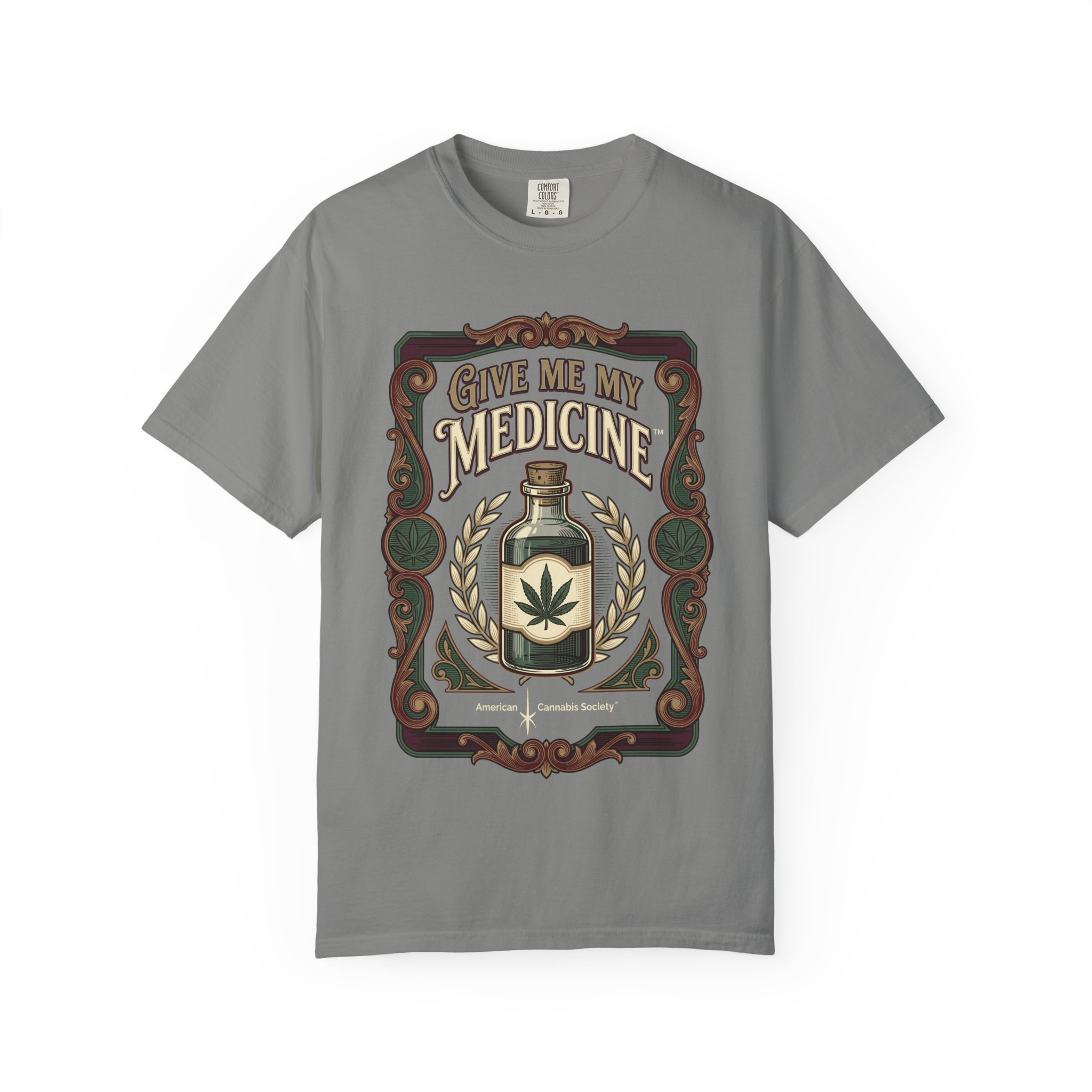 Give Me My Medicine™ T-Shirt — Vintage Cannabis Bottle Graphic Tee - Image 25