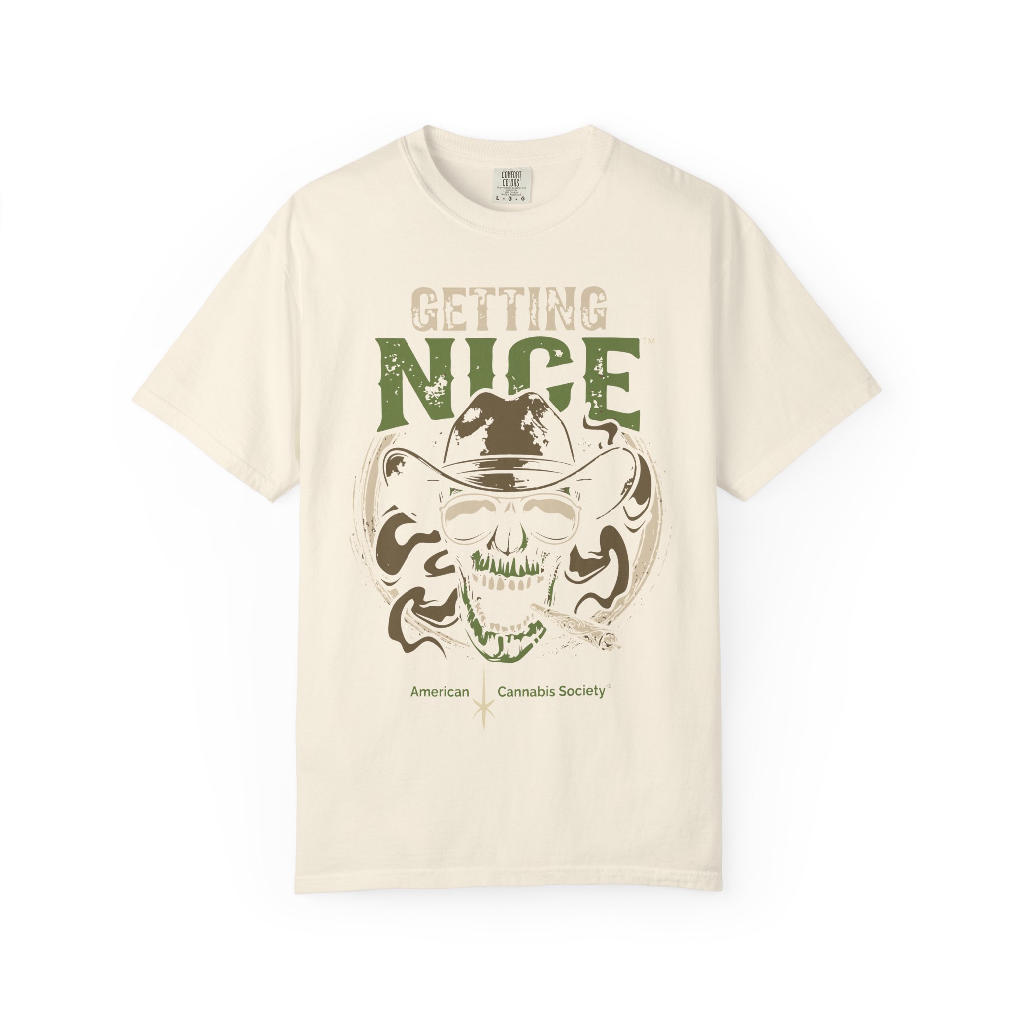 Getting Nice Skull Cowboy T-Shirt — Retro Western Graphic Tee - Image 17