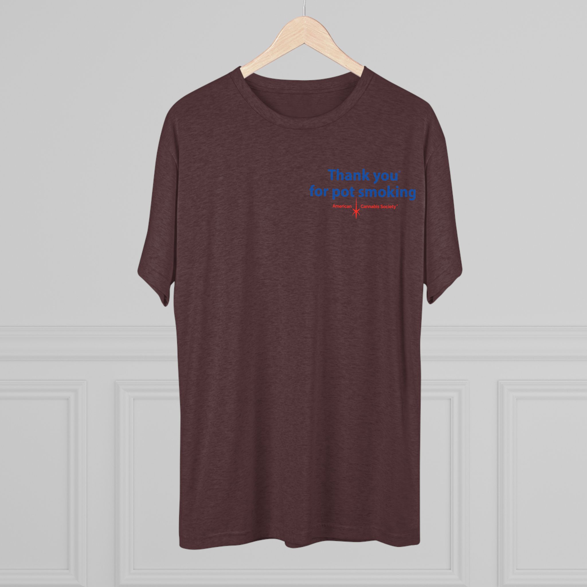 Thank You for Pot Smoking® Tri-Blend Crew Tee | ACS® Approved | THC Factor - Image 56