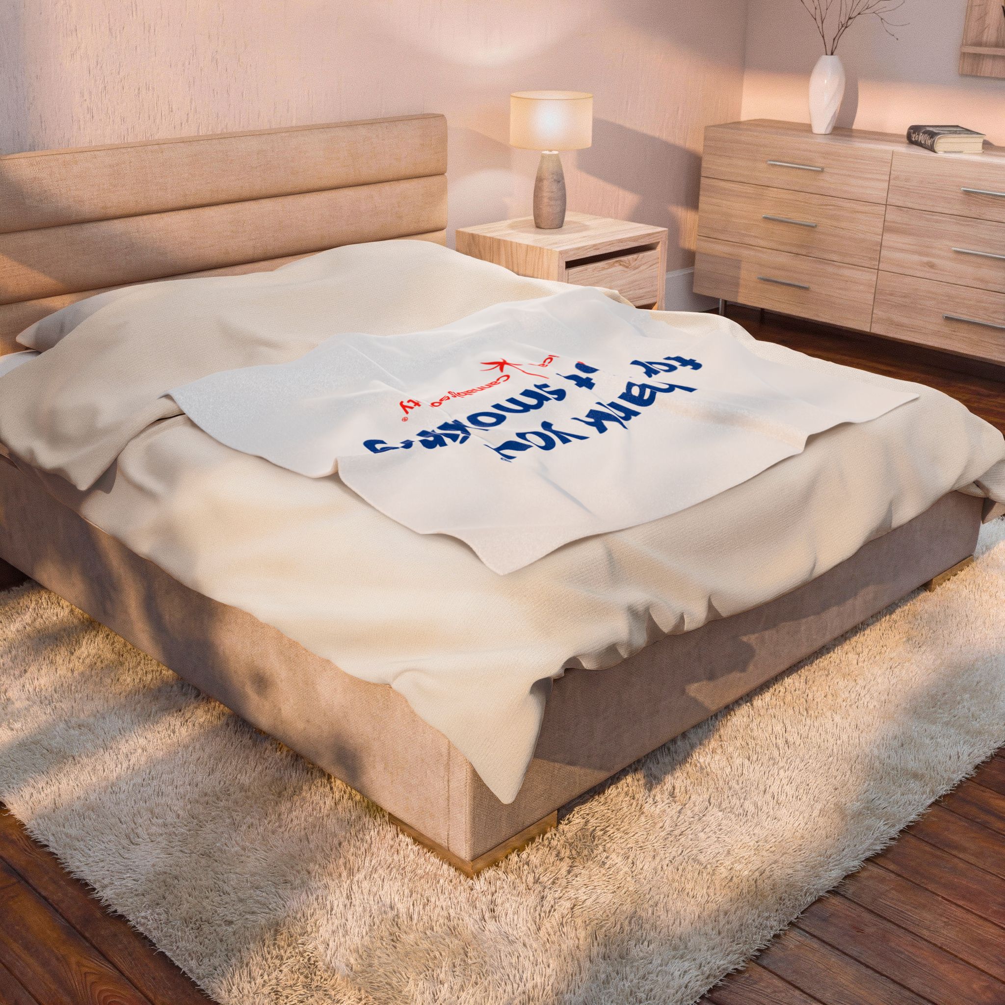 Thank You for Pot Smoking® Throw Blanket | ACS® Approved | THC Factor - Image 4