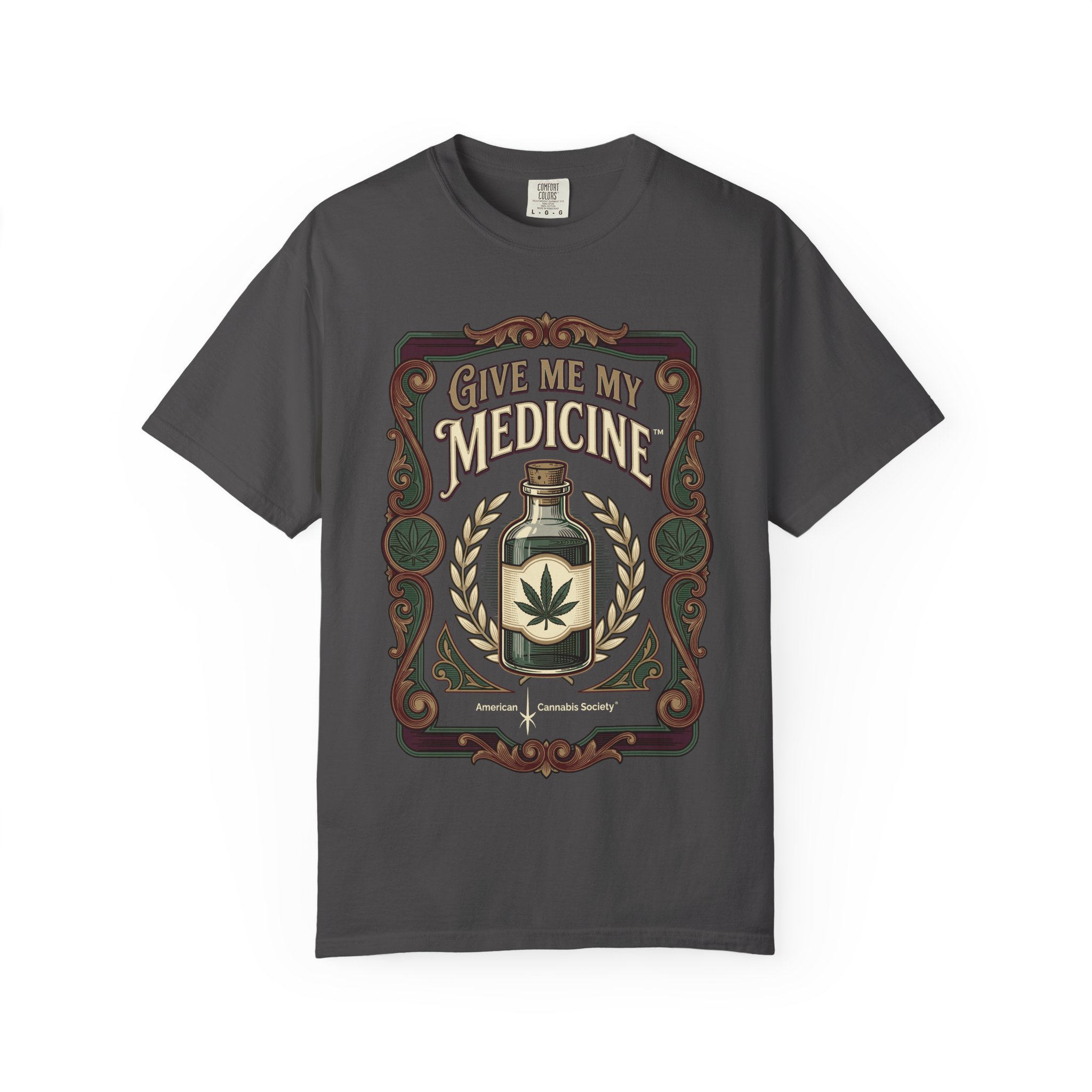 Give Me My Medicine™ T-Shirt — Vintage Cannabis Bottle Graphic Tee - Image 29