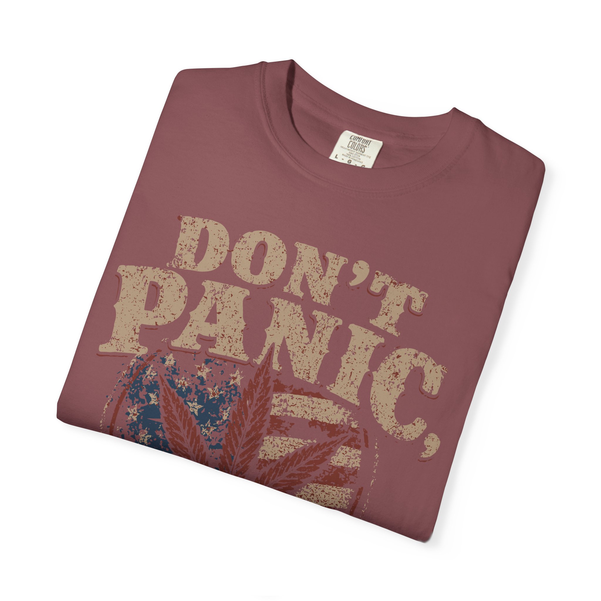 American Cannabis Society® “Don’t Panic It’s Organic” T-Shirt — Vintage Cannabis Leaf Graphic Tee - Image 18