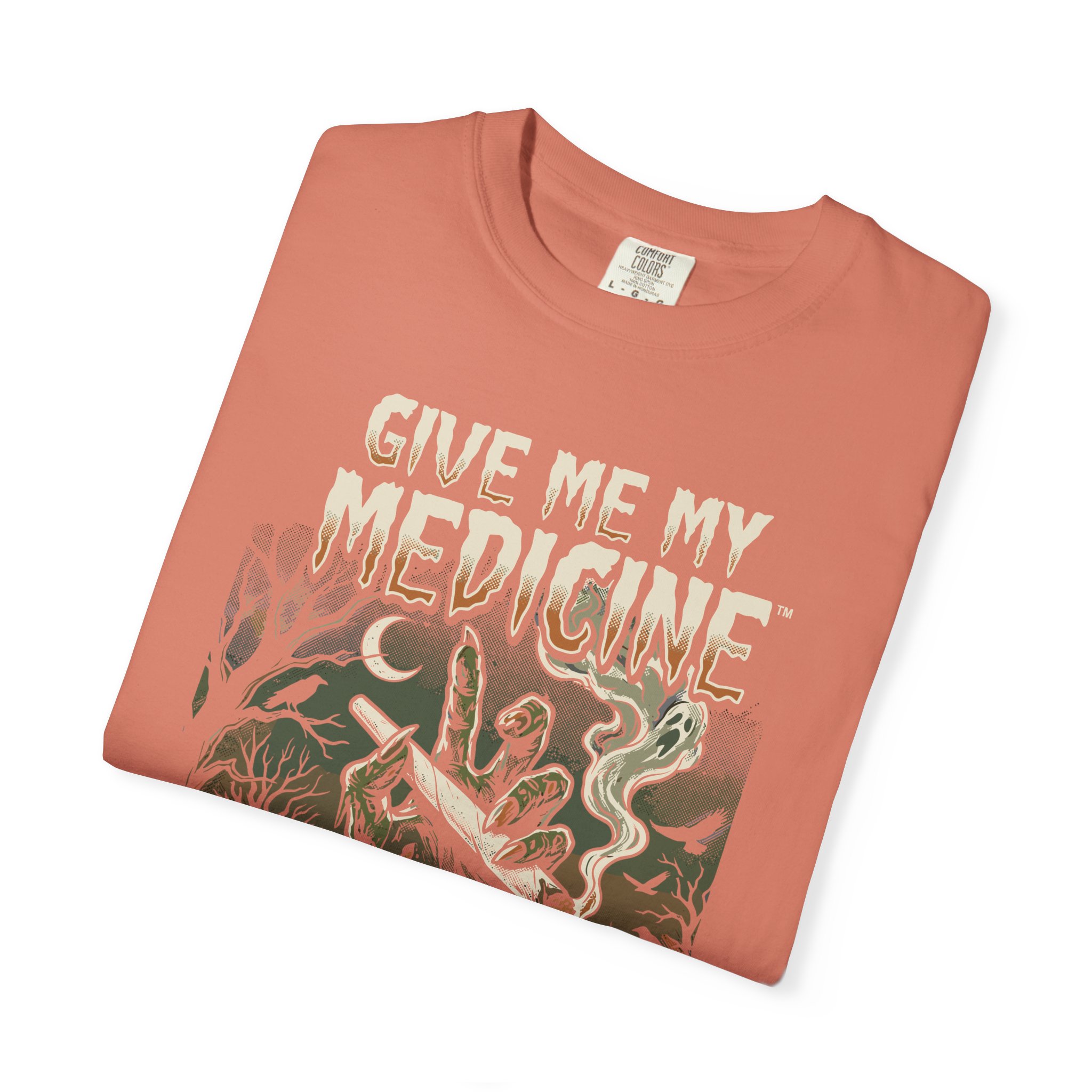 Give Me My Medicine™ Retro Horror Surf Band Tee - Image 7