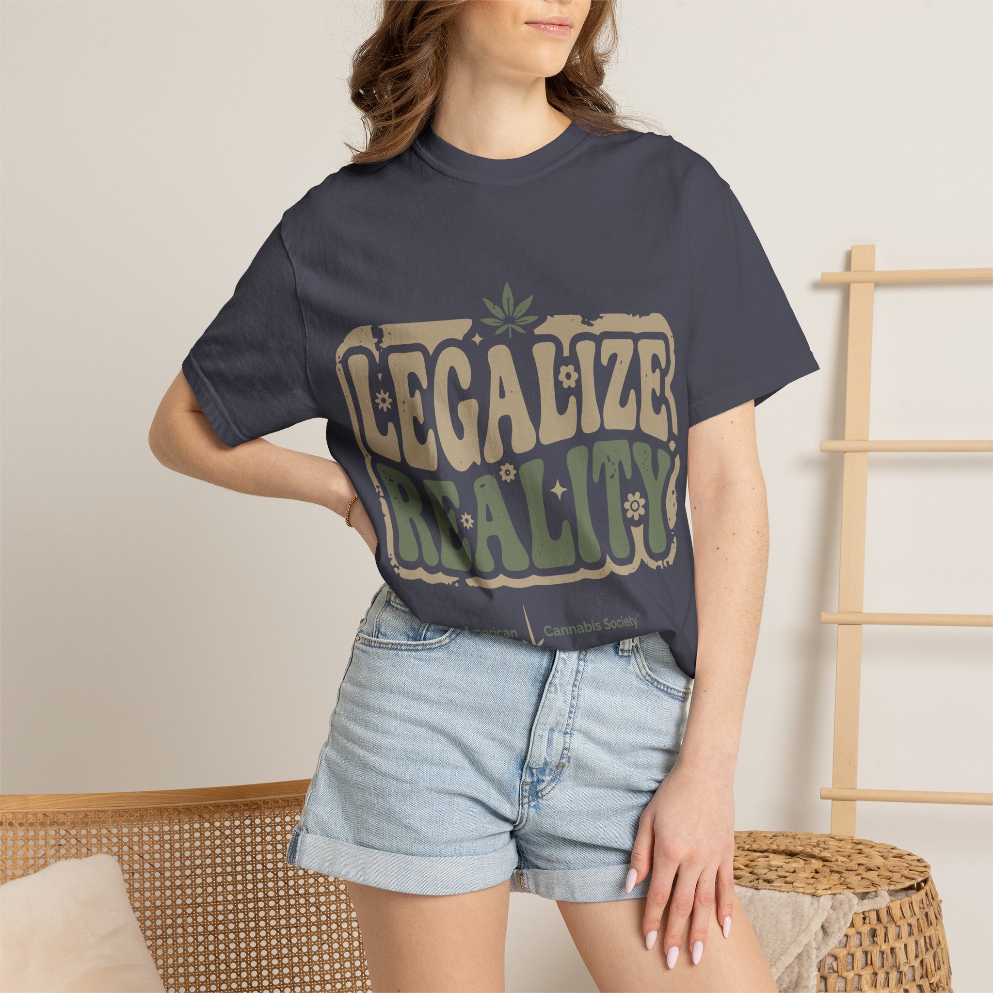 American Cannabis Society® “Legalize Reality” T-Shirt — Retro Cannabis Advocacy Graphic Tee - Image 40