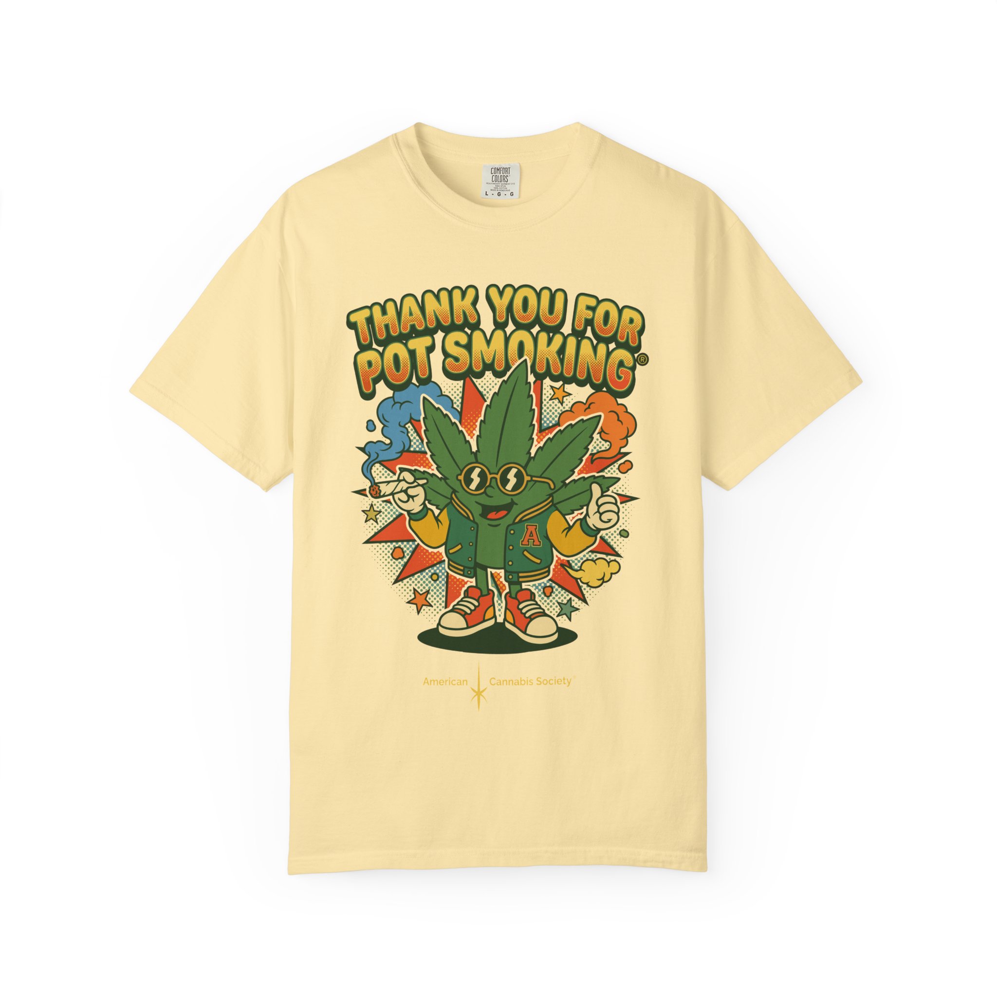 Thank You For Pot Smoking® Retro Cartoon T-Shirt - Image 5