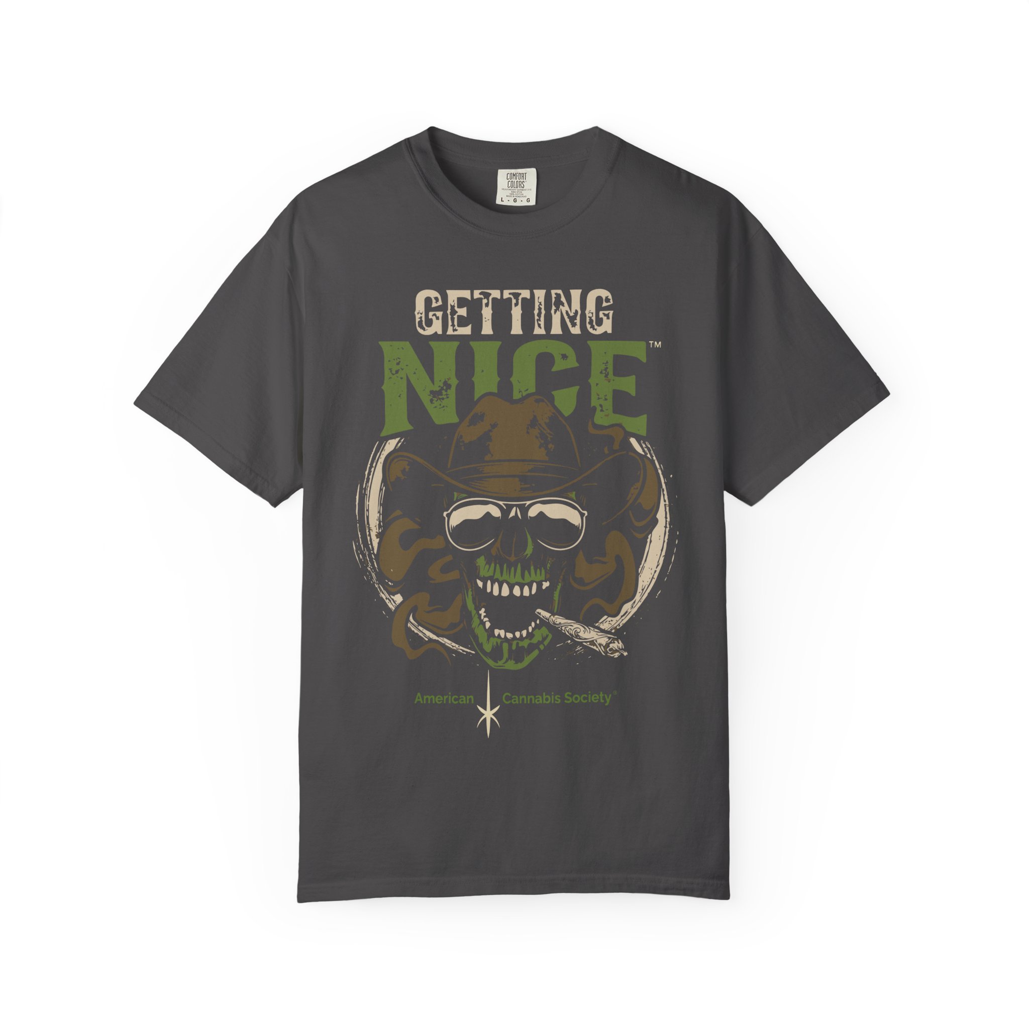 Getting Nice Skull Cowboy T-Shirt — Retro Western Graphic Tee - Image 45