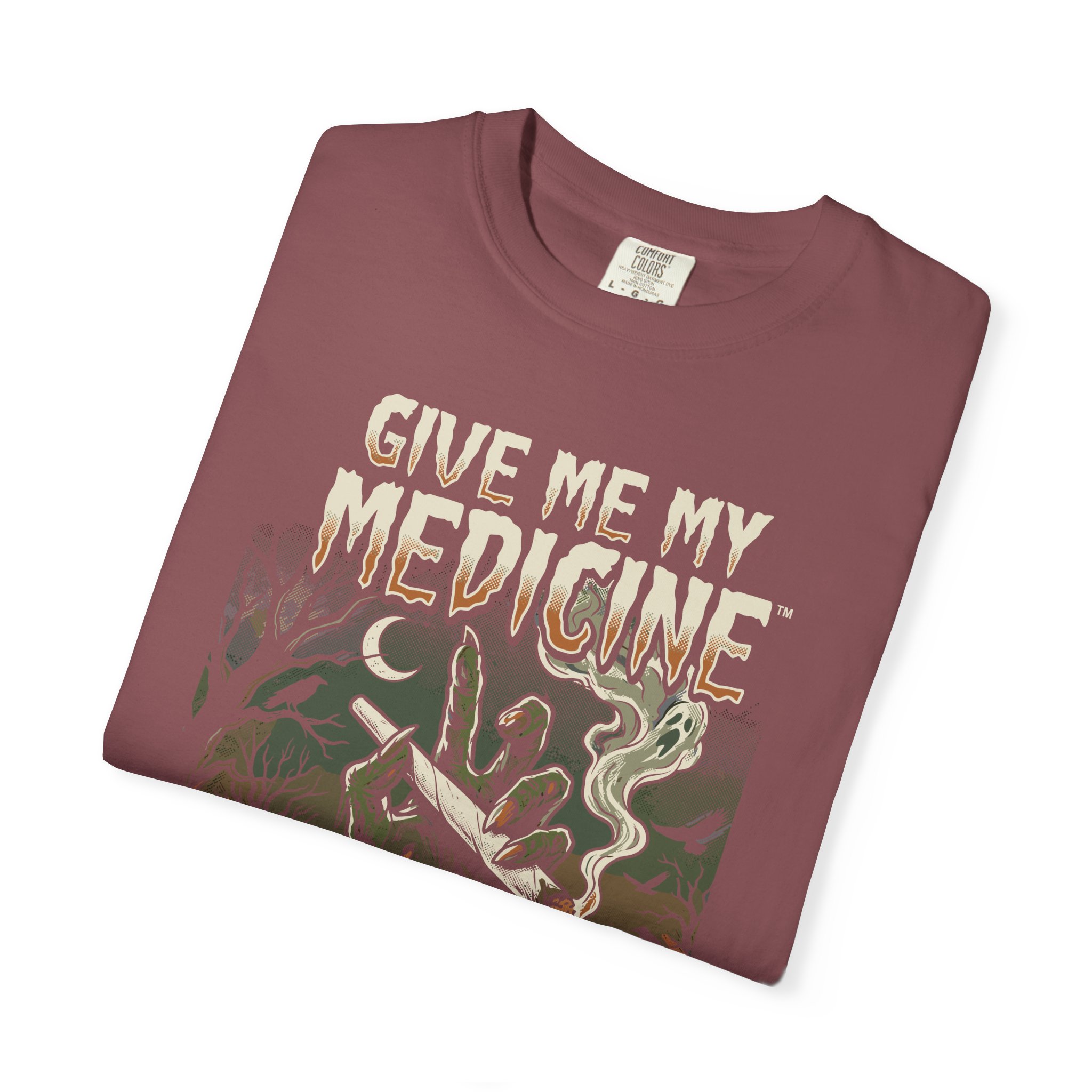 Give Me My Medicine™ Retro Horror Surf Band Tee - Image 15
