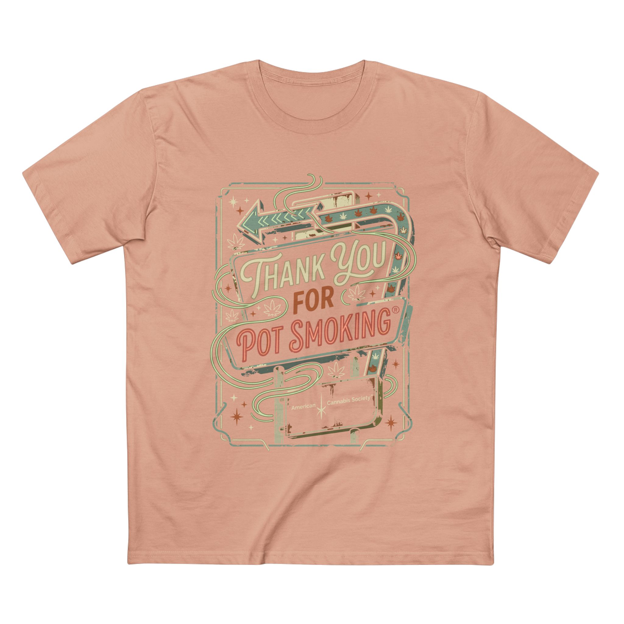Thank You for Pot Smoking T-Shirt – Retro Cannabis Graphic Tee - Image 21
