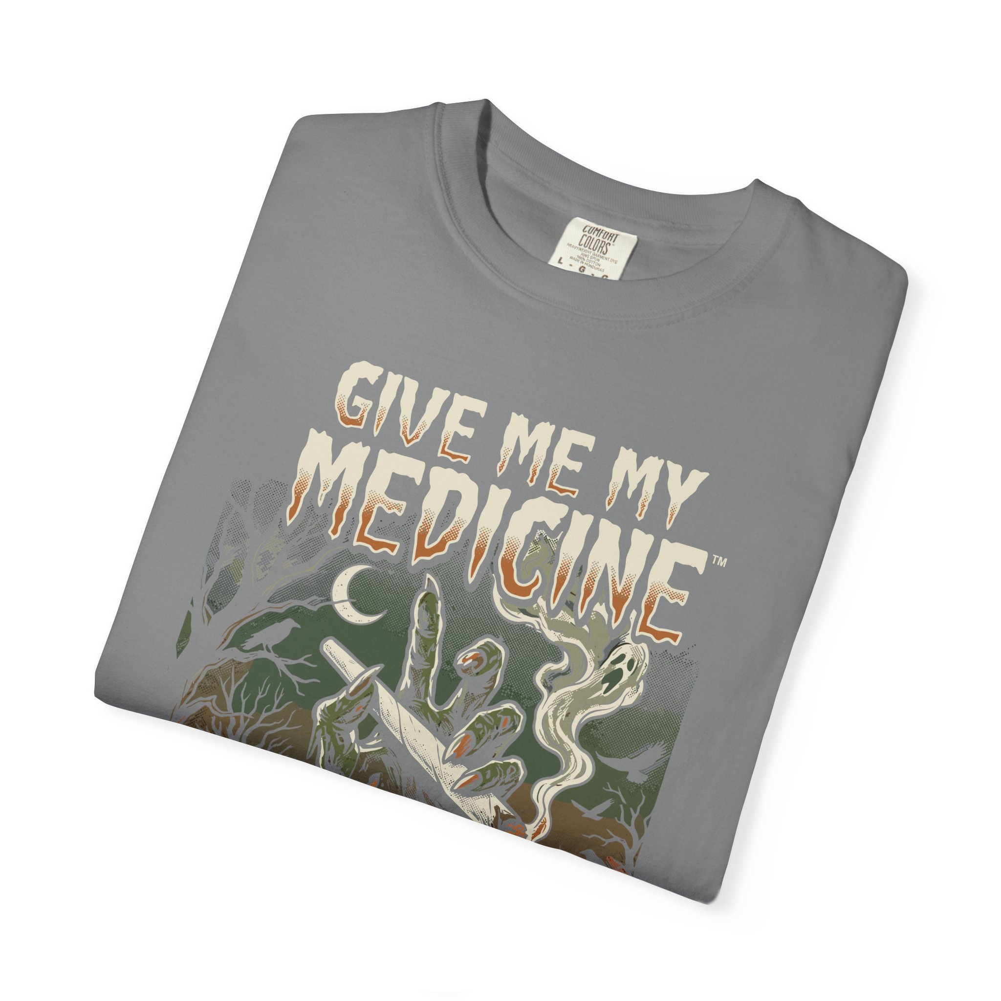 Give Me My Medicine™ Retro Horror Surf Band Tee - Image 31