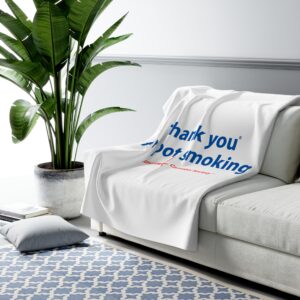 Thank You for Pot Smoking® Sherpa Fleece Blanket | ACS® Approved | THC Factor