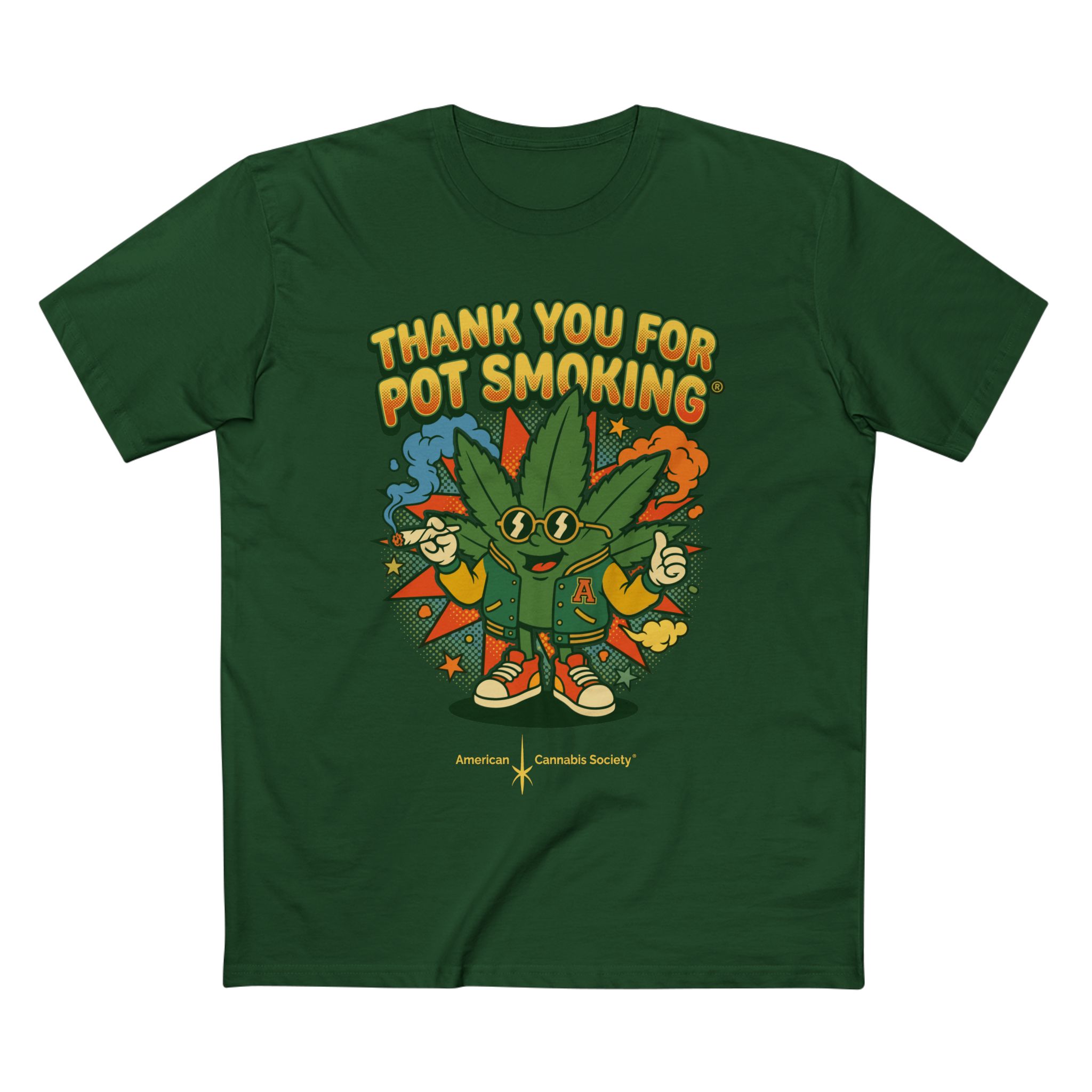 Thank You for Pot Smoking® T-Shirt — Retro Cannabis Graphic Tee - Image 41