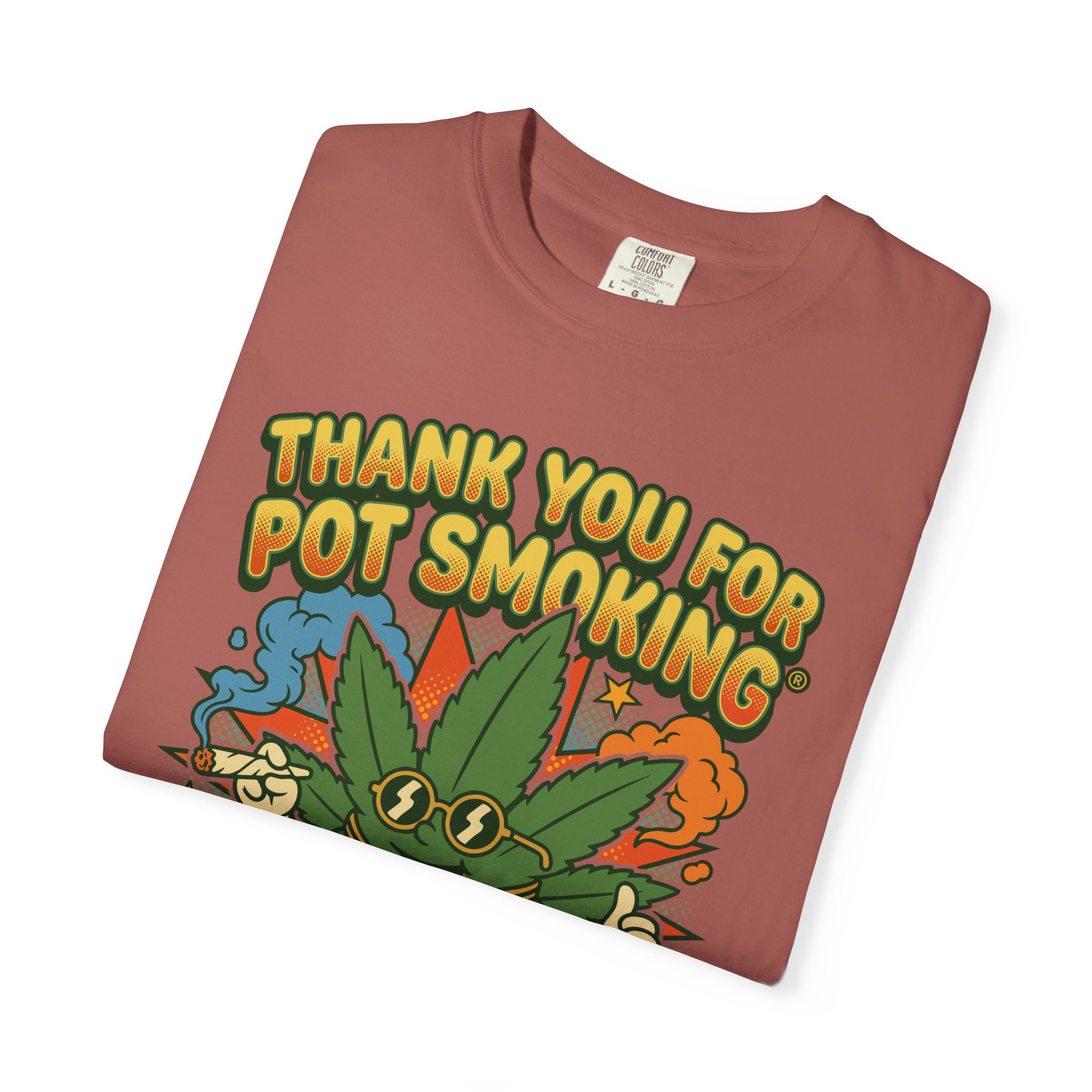 Thank You For Pot Smoking® Retro Cartoon T-Shirt - Image 59