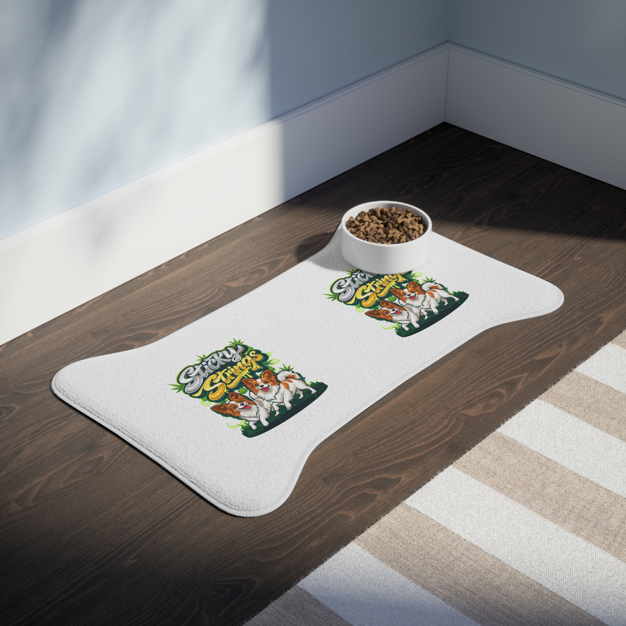 Sticky Strings™ Pet Feeding Mat — Cute Dog Graphic Placemat - Image 7