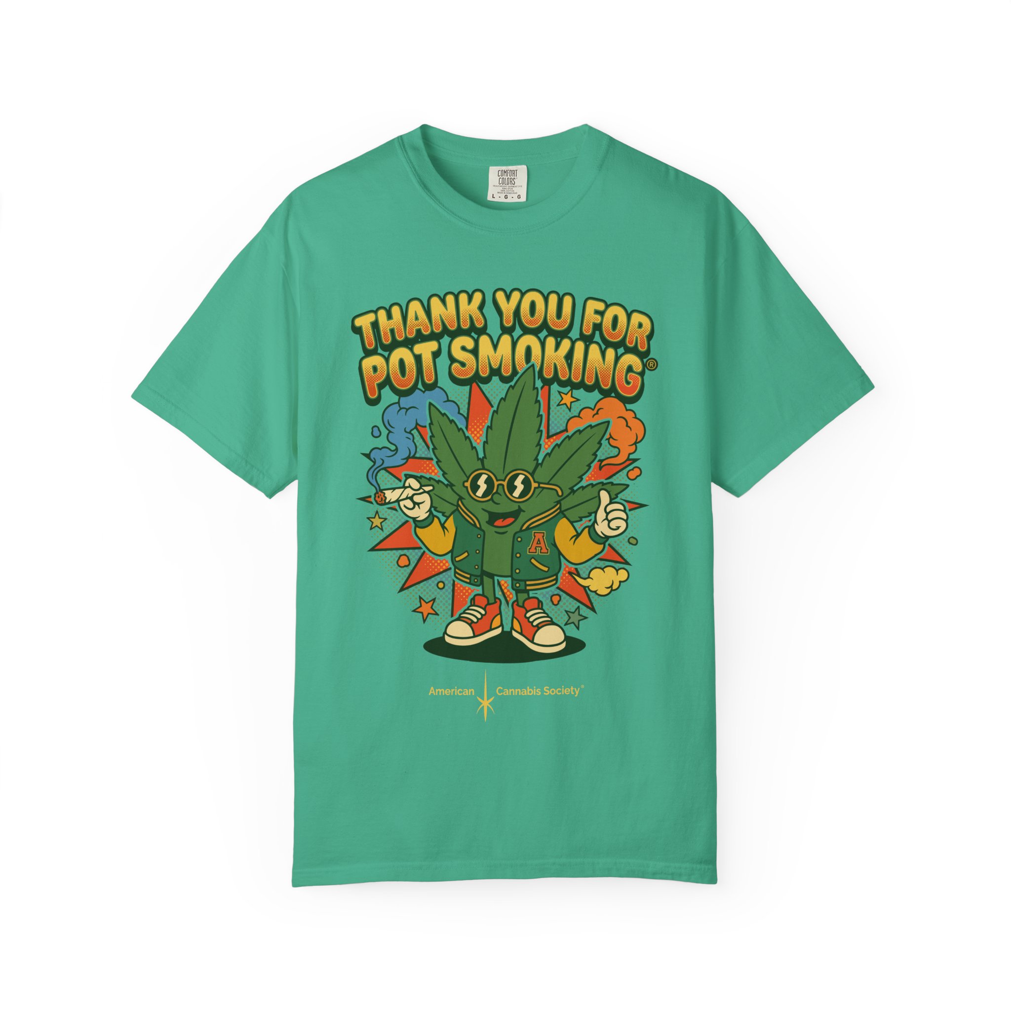 Thank You For Pot Smoking® Retro Cartoon T-Shirt - Image 33