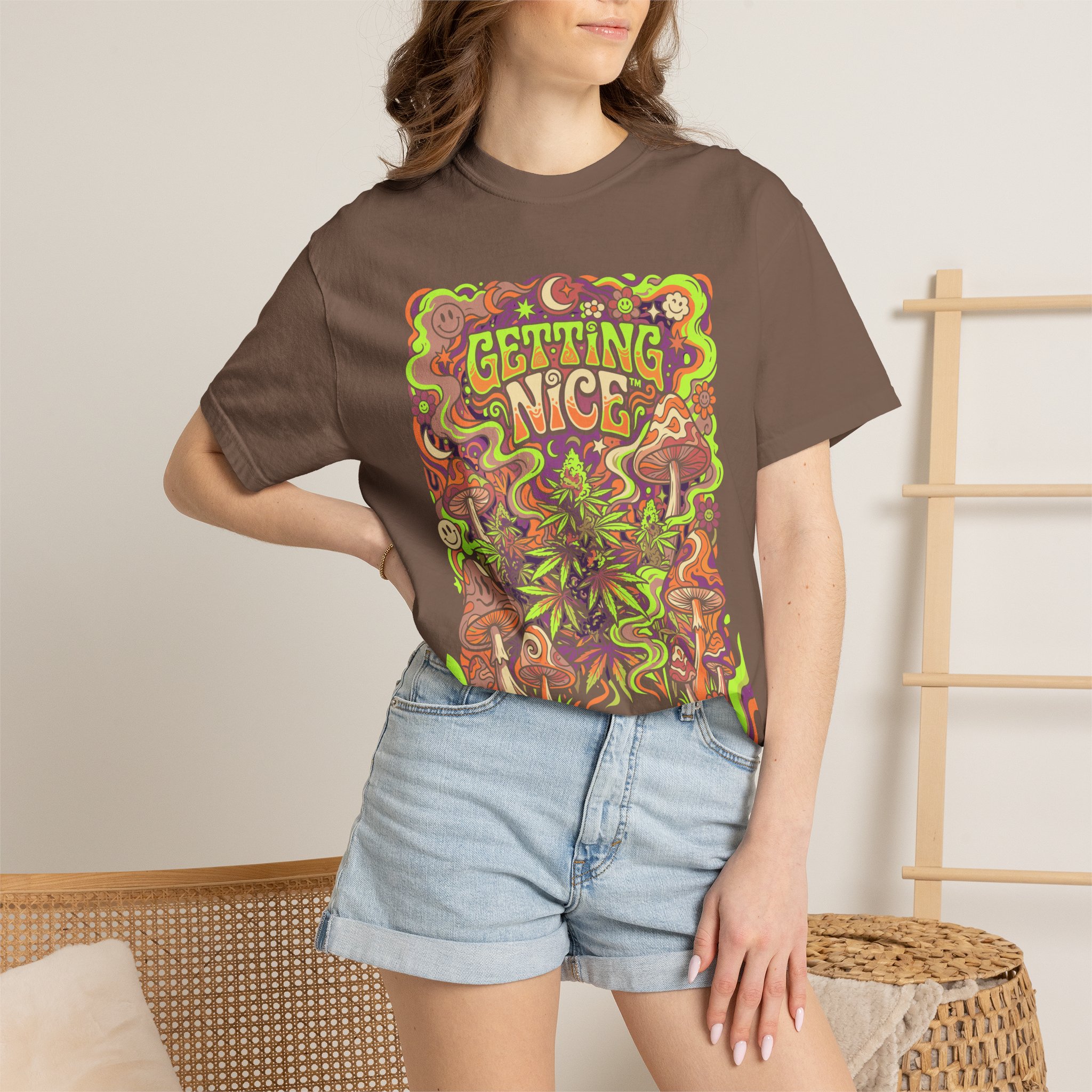 Psychedelic Getting Nice™ Graphic T-Shirt - Image 16
