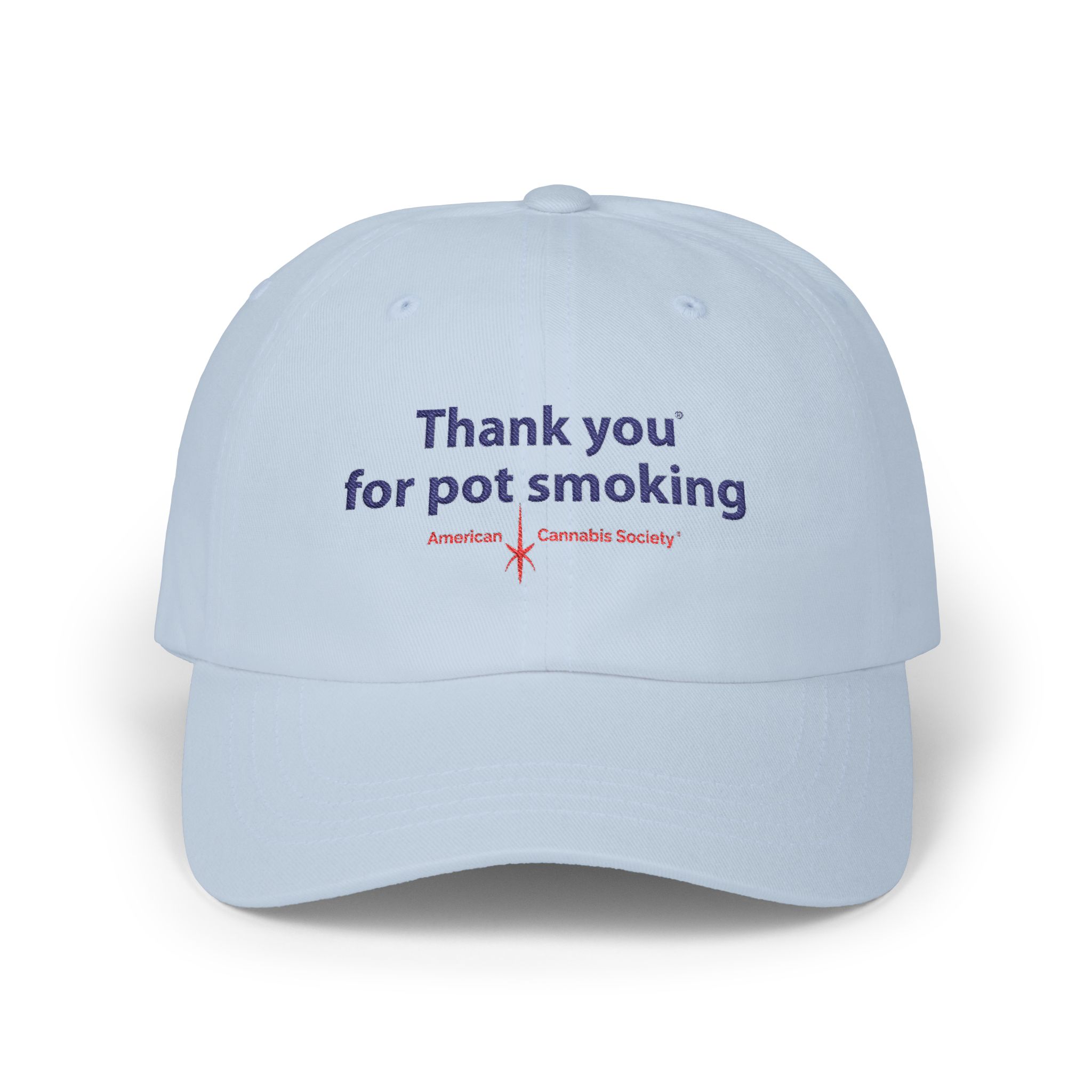 Thank You for Pot Smoking® Classic Dad Cap — Embroidered Cannabis Slogan Hat | Yupoong by GreenRX™ | American Cannabis Society® Approved - Image 21