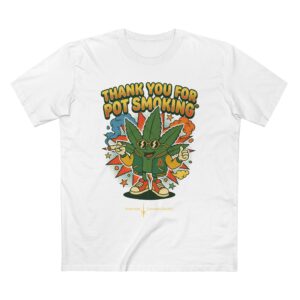 Thank You for Pot Smoking® T-Shirt — Retro Cannabis Graphic Tee