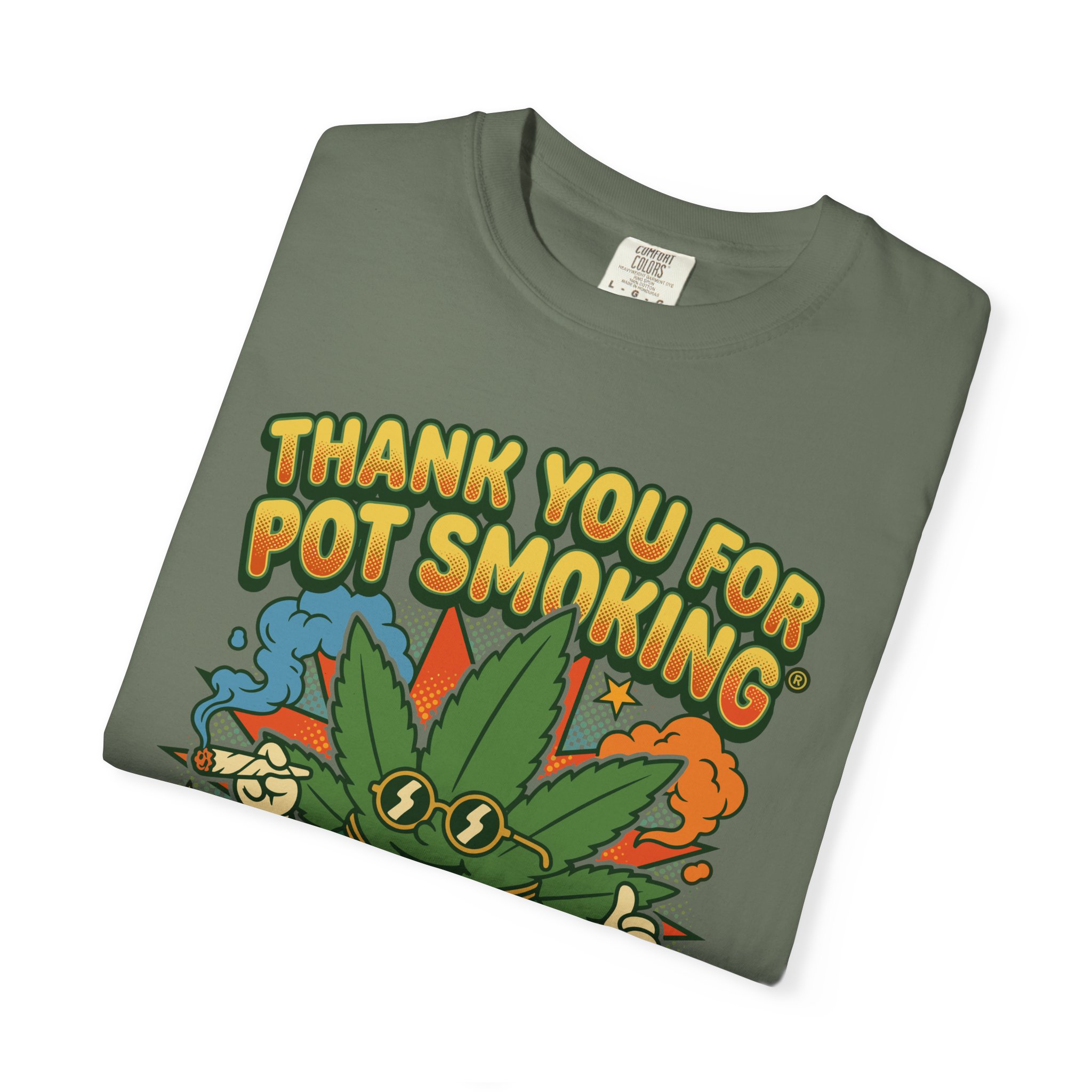 Thank You For Pot Smoking® Retro Cartoon T-Shirt - Image 27