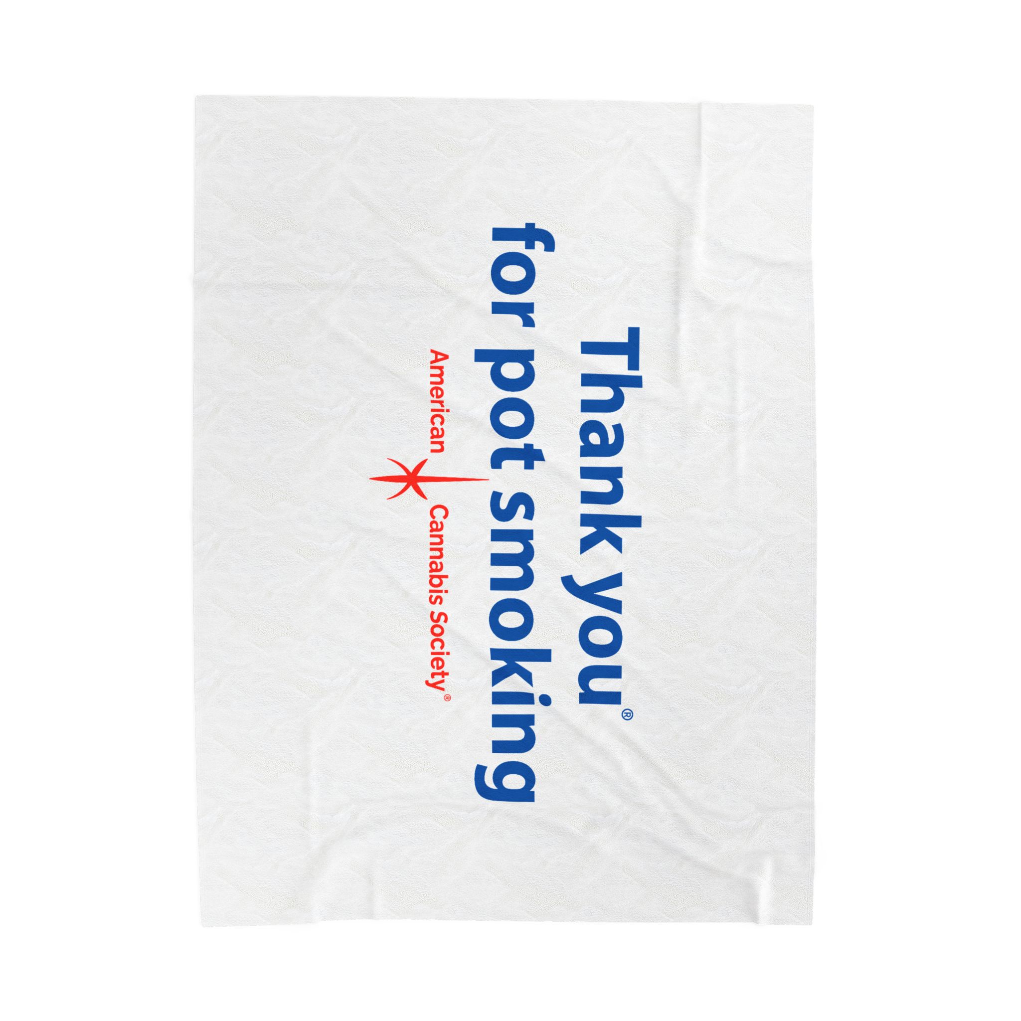 Thank You for Pot Smoking® Throw Blanket | ACS® Approved | THC Factor - Image 5