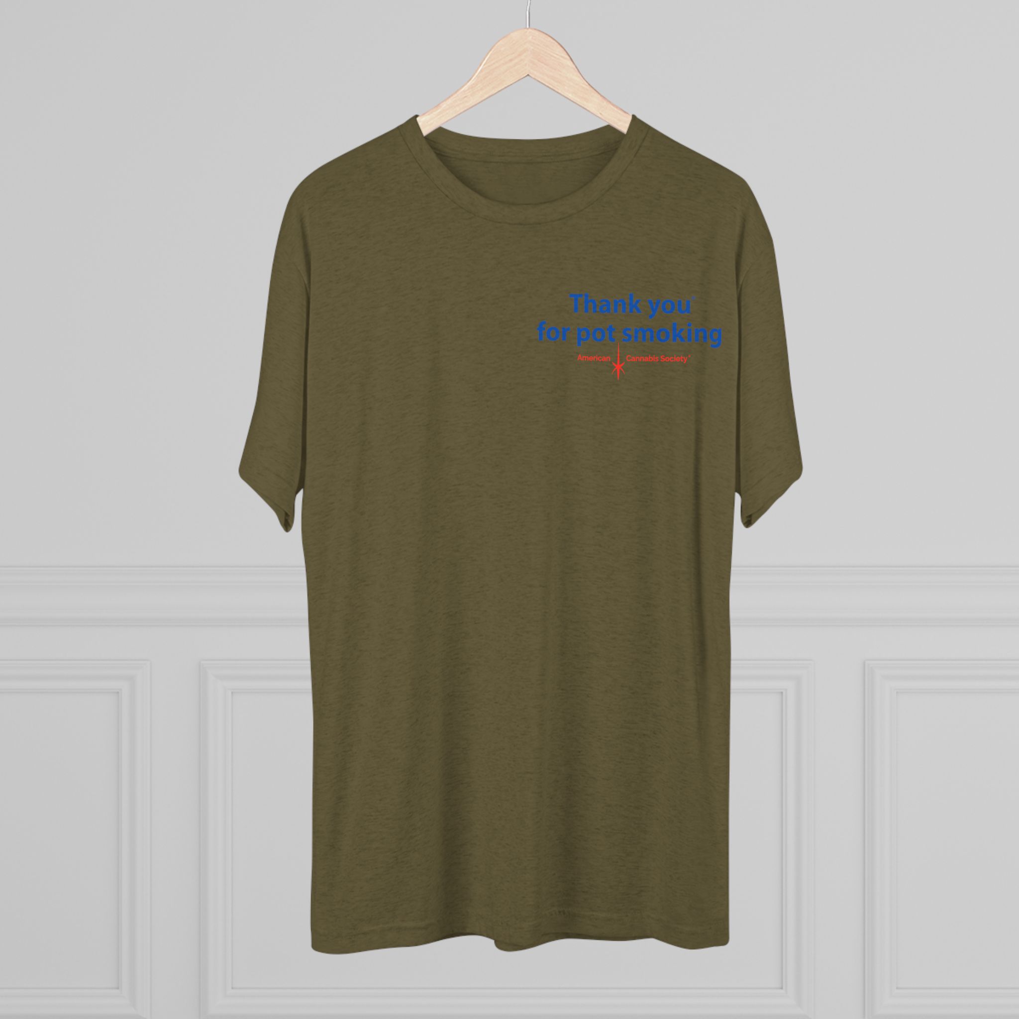 Thank You for Pot Smoking® Tri-Blend Crew Tee | ACS® Approved | THC Factor - Image 16
