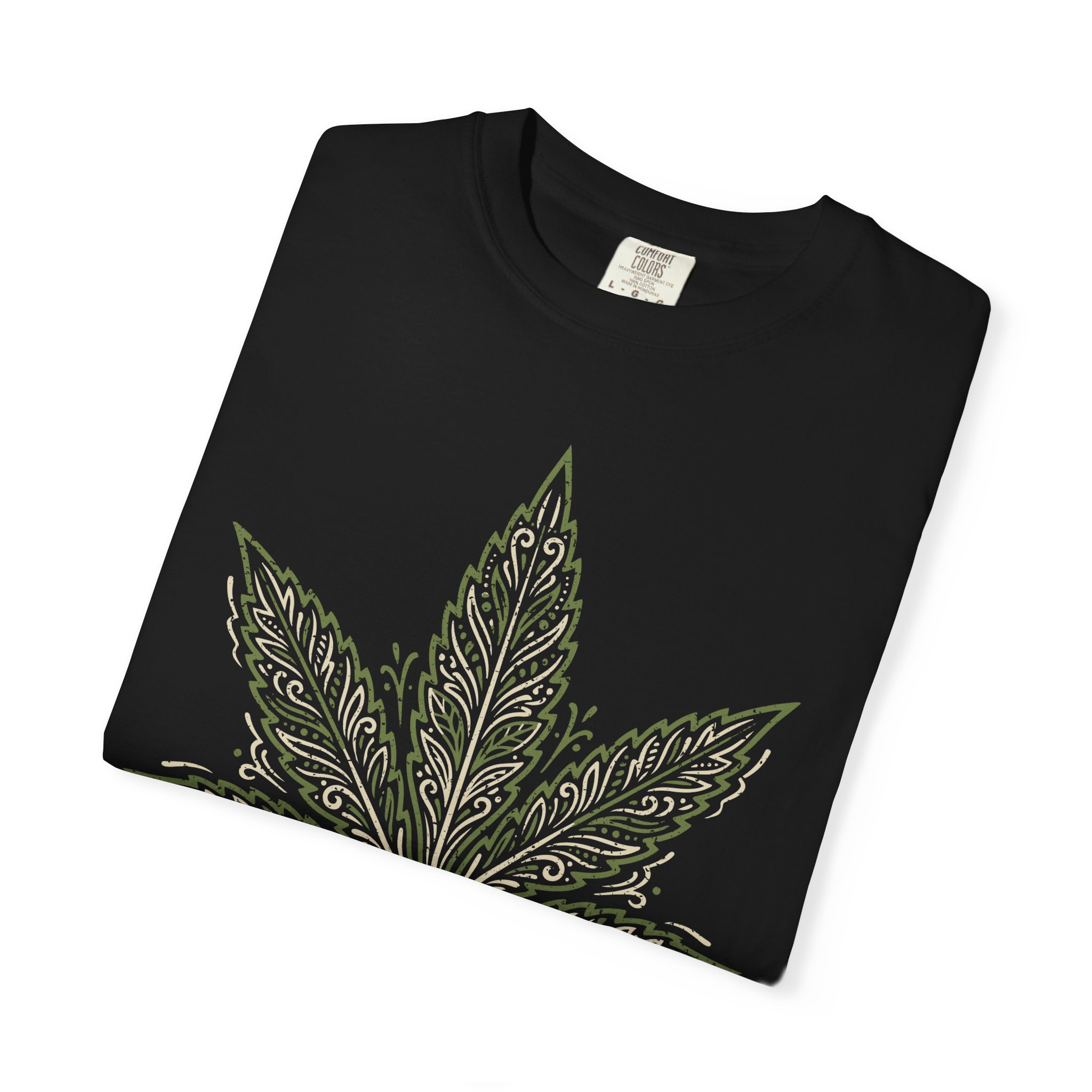 Cannabis Leaf Graphic T-Shirt – American Cannabis Society® Minimal Tee - Image 3
