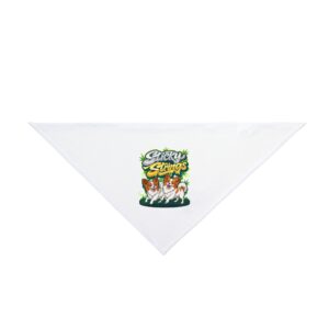 Sticky Tails™ Cute Corgi Trio Pet Bandana — Sticky Strings™ for Dogs & Cats