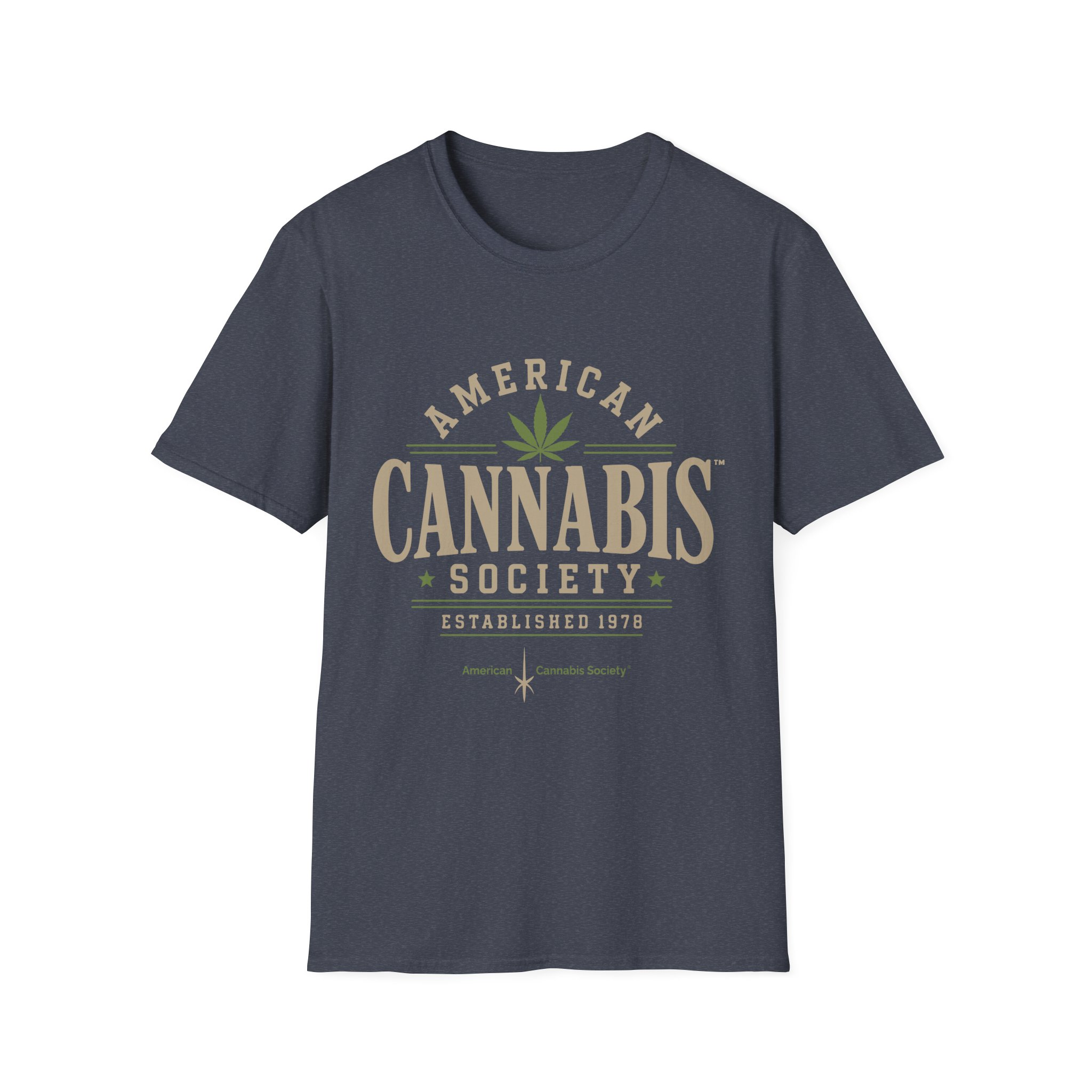 American Cannabis Society® T-Shirt — American Cannabis Society® Vintage Logo Tee - Image 41
