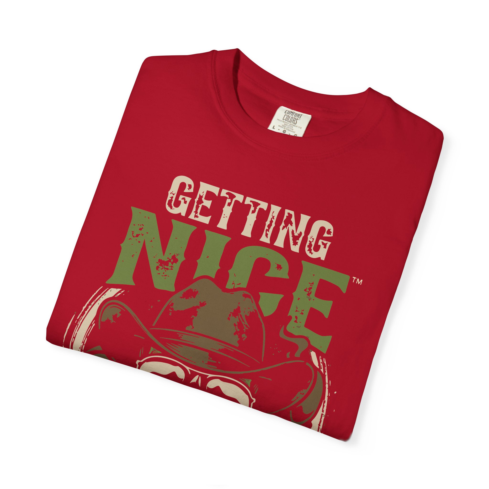 Getting Nice Skull Cowboy T-Shirt — Retro Western Graphic Tee - Image 59