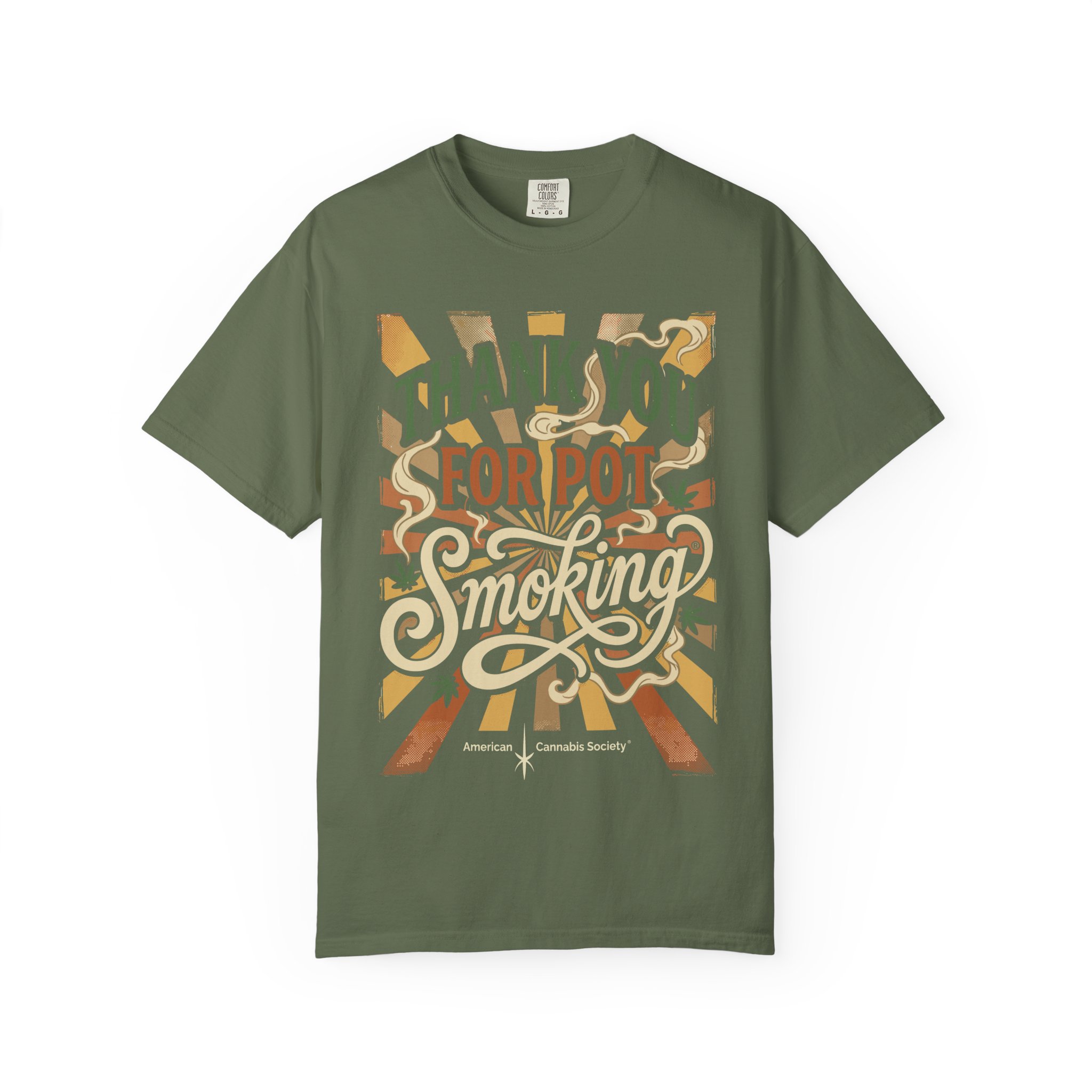 Thank You For Pot Smoking® T-Shirt — Vintage Cannabis Graphic Tee - Image 33