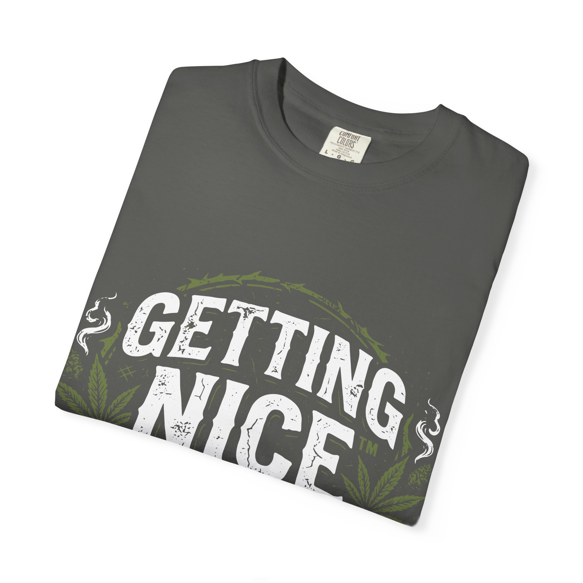 Cannabis Leaf Vintage Logo T-Shirt — American Cannabis Society® Garment-Dyed Tee - Image 27
