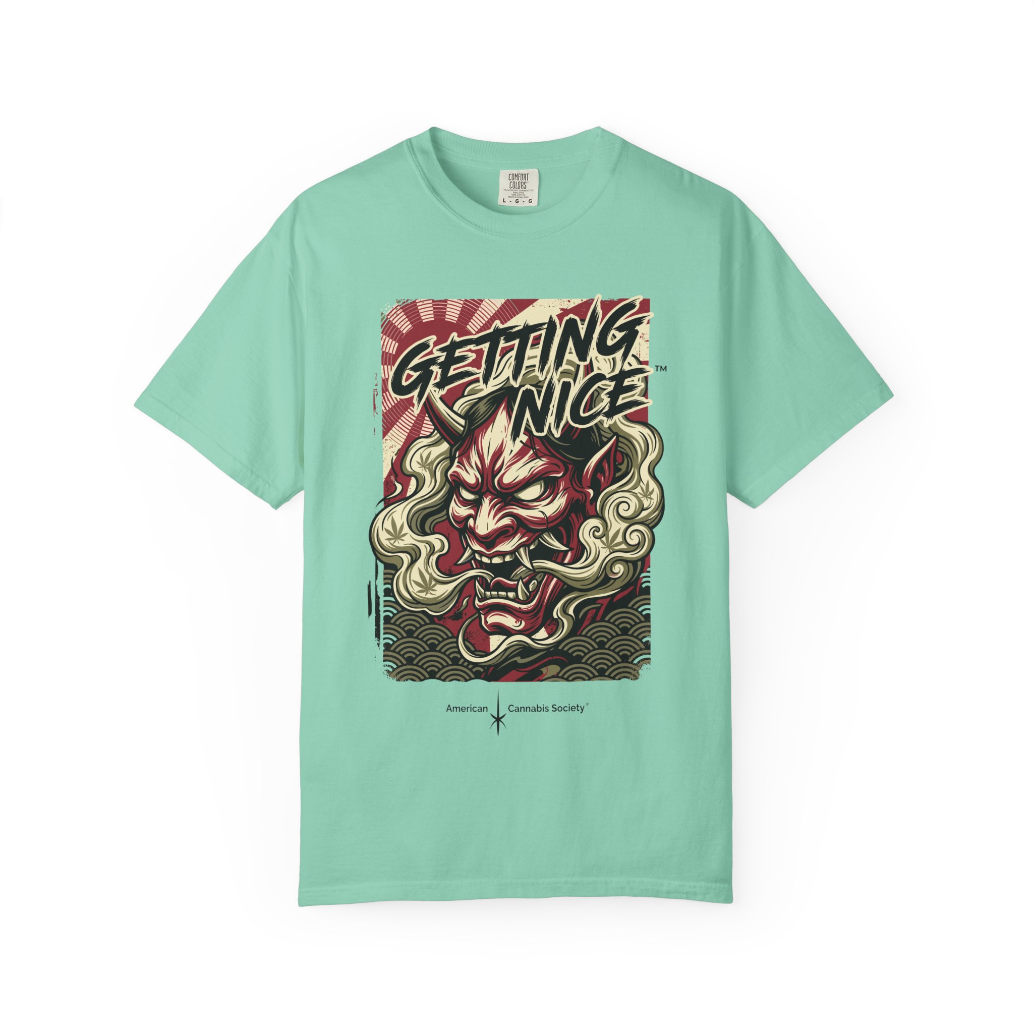 Getting Nice™ Oni Graphic T-Shirt — Japanese Demon Streetwear Tee - Image 25