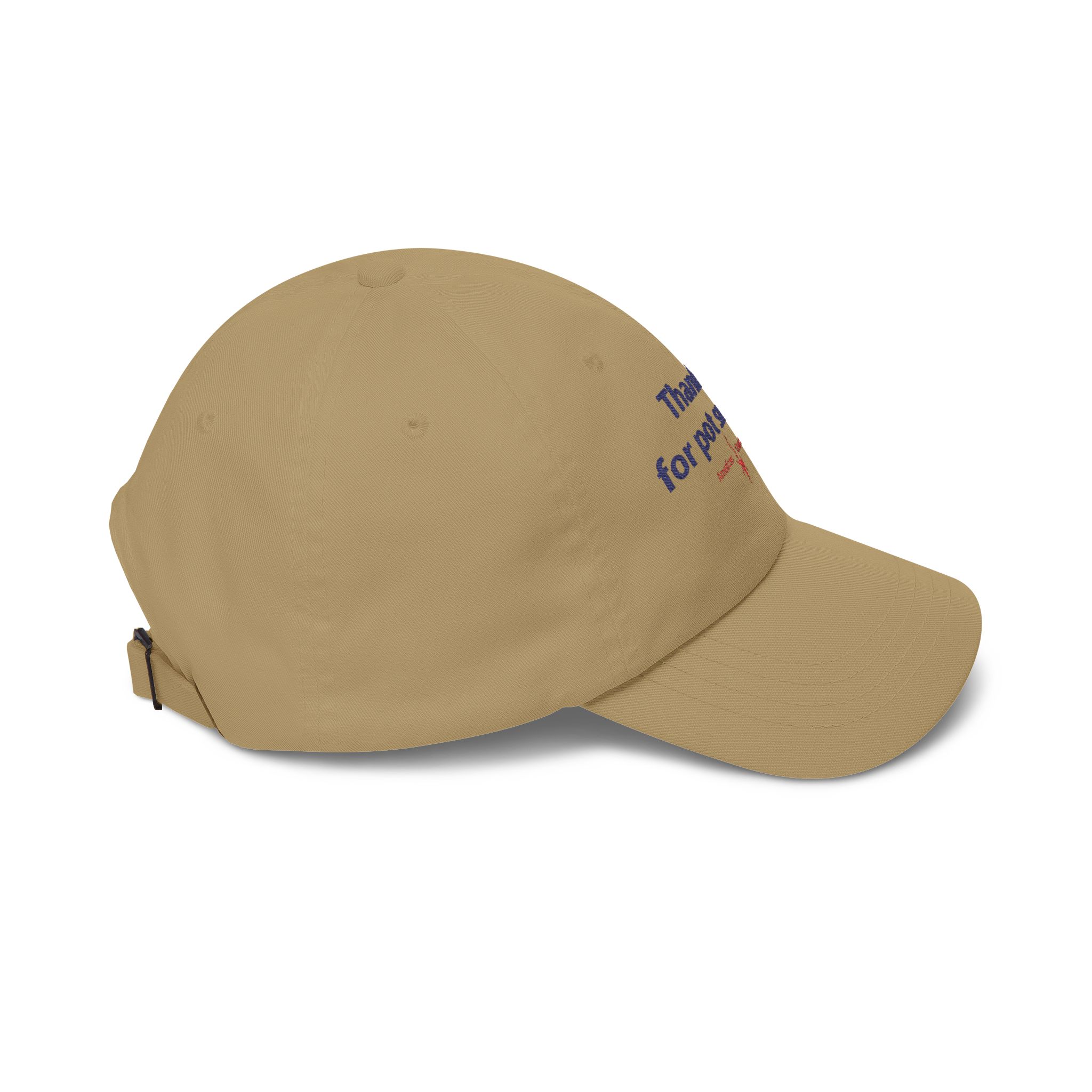Thank You for Pot Smoking® Classic Dad Cap — Embroidered Cannabis Slogan Hat | Yupoong by GreenRX™ | American Cannabis Society® Approved - Image 12