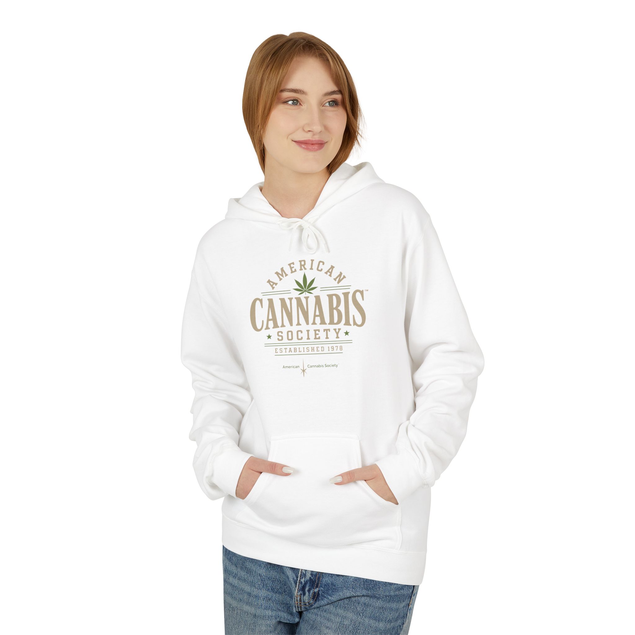 American Cannabis Society® Hoodie – Vintage American Cannabis Graphic Pullover - Image 7