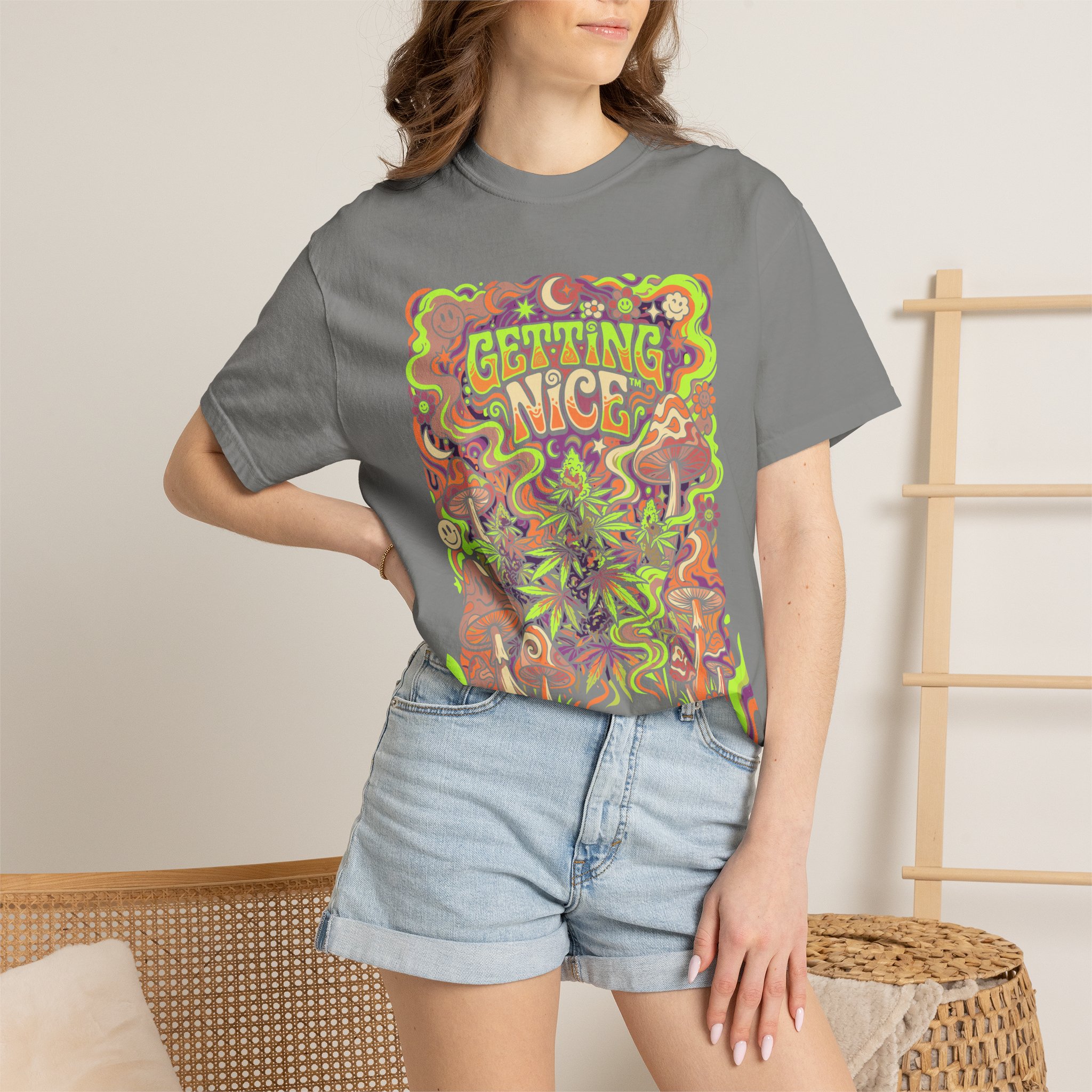 Psychedelic Getting Nice™ Graphic T-Shirt - Image 40