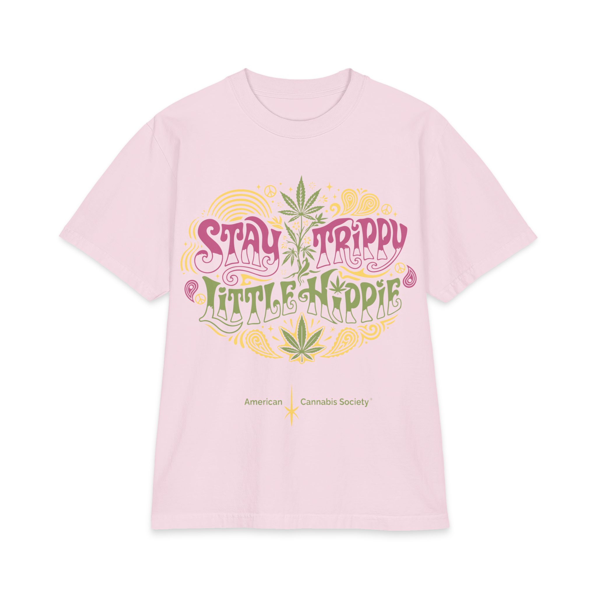 Stay Trippy Little Hippie T-Shirt — Retro Psychedelic Cannabis Tee - Image 9