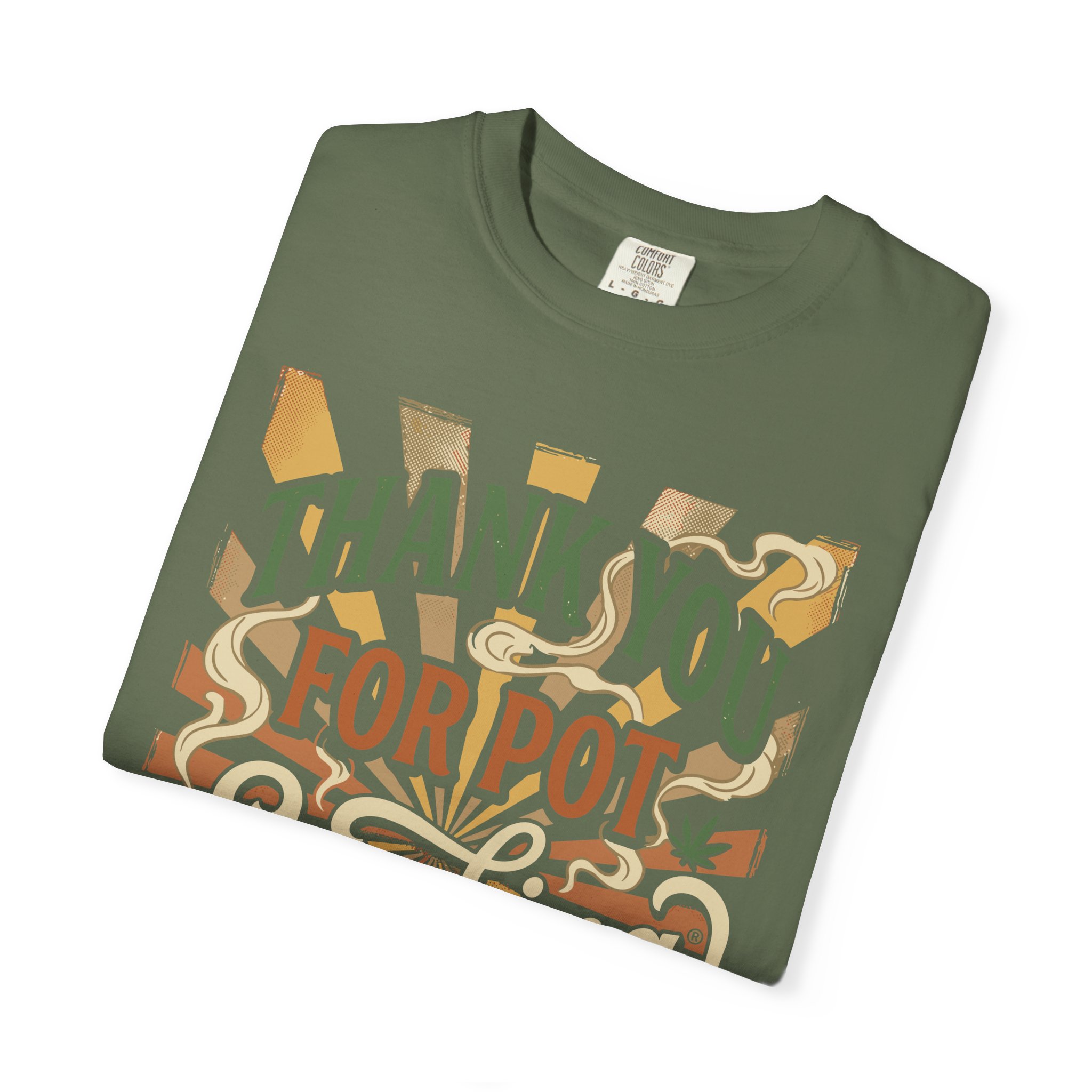 Thank You For Pot Smoking® T-Shirt — Vintage Cannabis Graphic Tee - Image 35