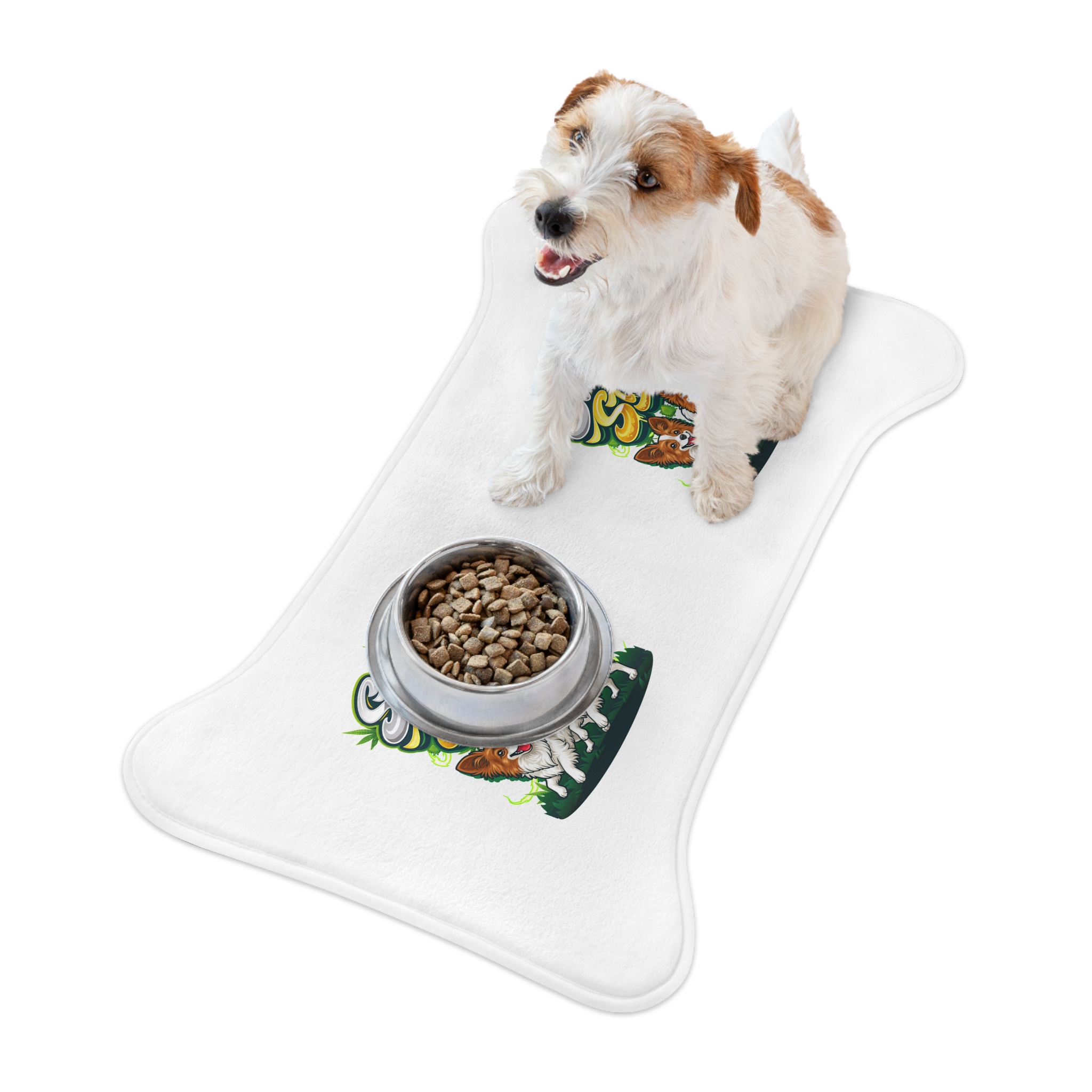 Sticky Strings™ Pet Feeding Mat — Cute Dog Graphic Placemat - Image 6