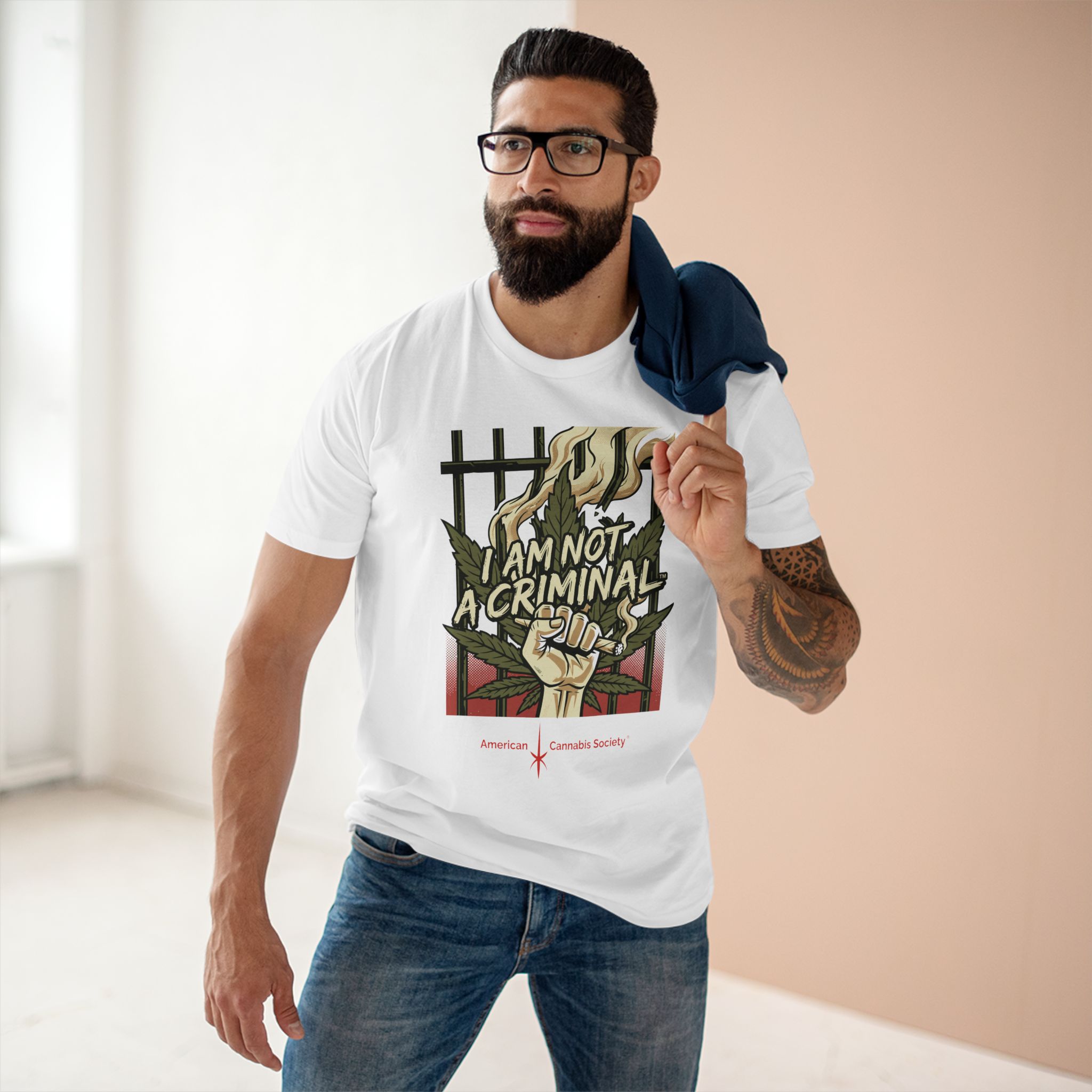 I Am Not a Criminal™ Tee – Cannabis Rights Protest T-Shirt - Image 7