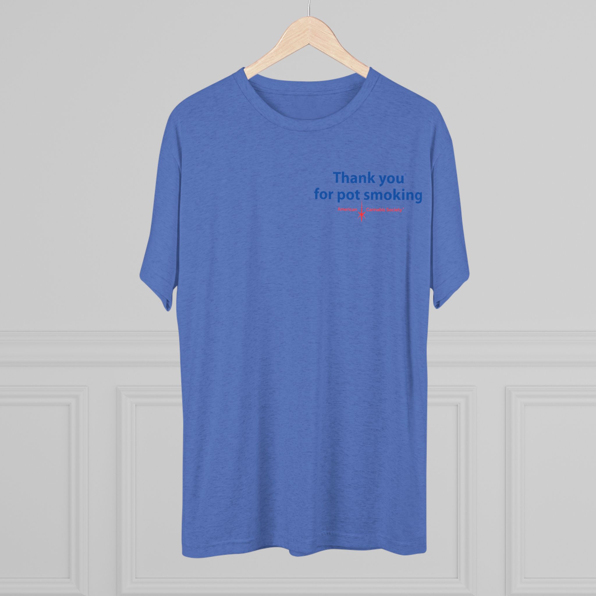 Thank You for Pot Smoking® Tri-Blend Crew Tee | ACS® Approved | THC Factor - Image 28