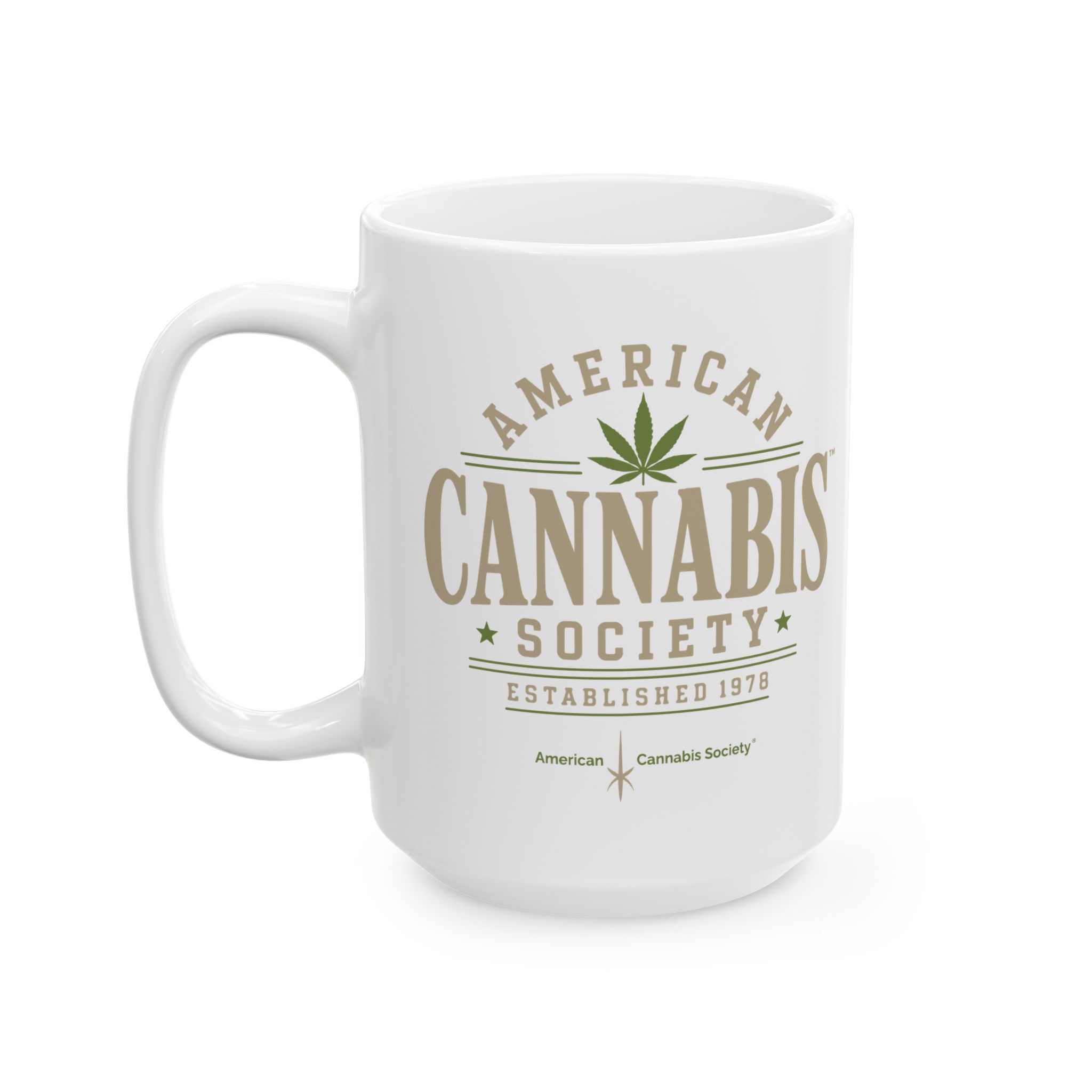 American Cannabis Society® Ceramic Mug — 'Modern' Coffee Cup (11oz & 15oz) - Image 7