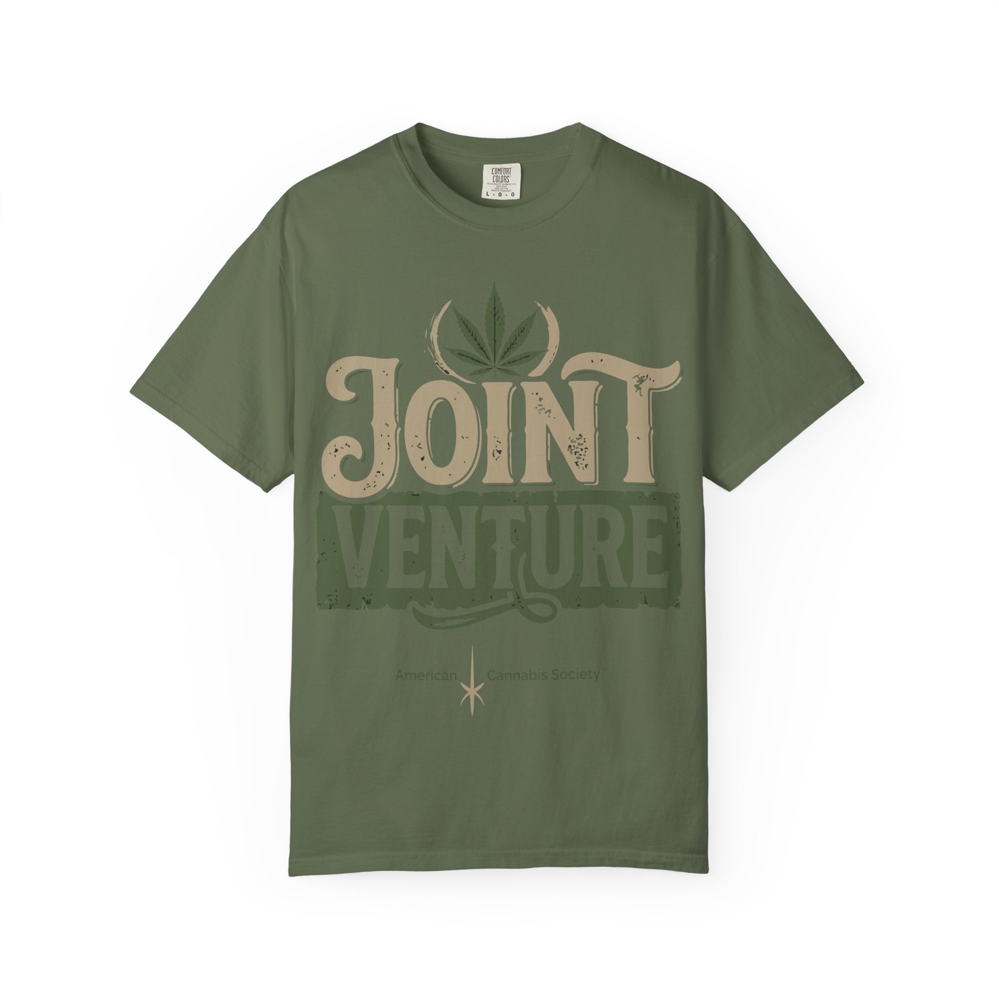 American Cannabis Society® Joint Venture T-Shirt — Cannabis Leaf Vintage Graphic Tee - Image 37
