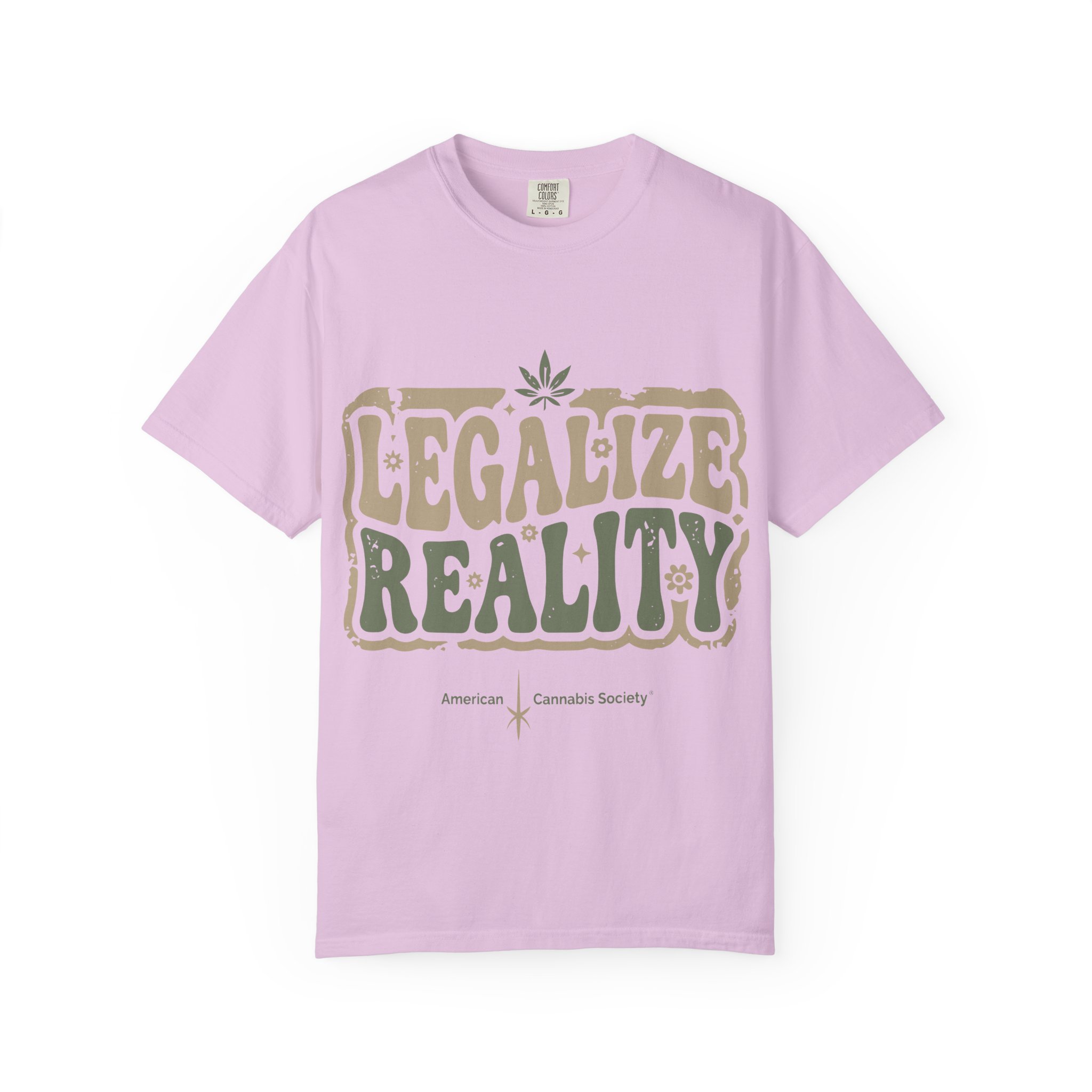 American Cannabis Society® “Legalize Reality” T-Shirt — Retro Cannabis Advocacy Graphic Tee - Image 49