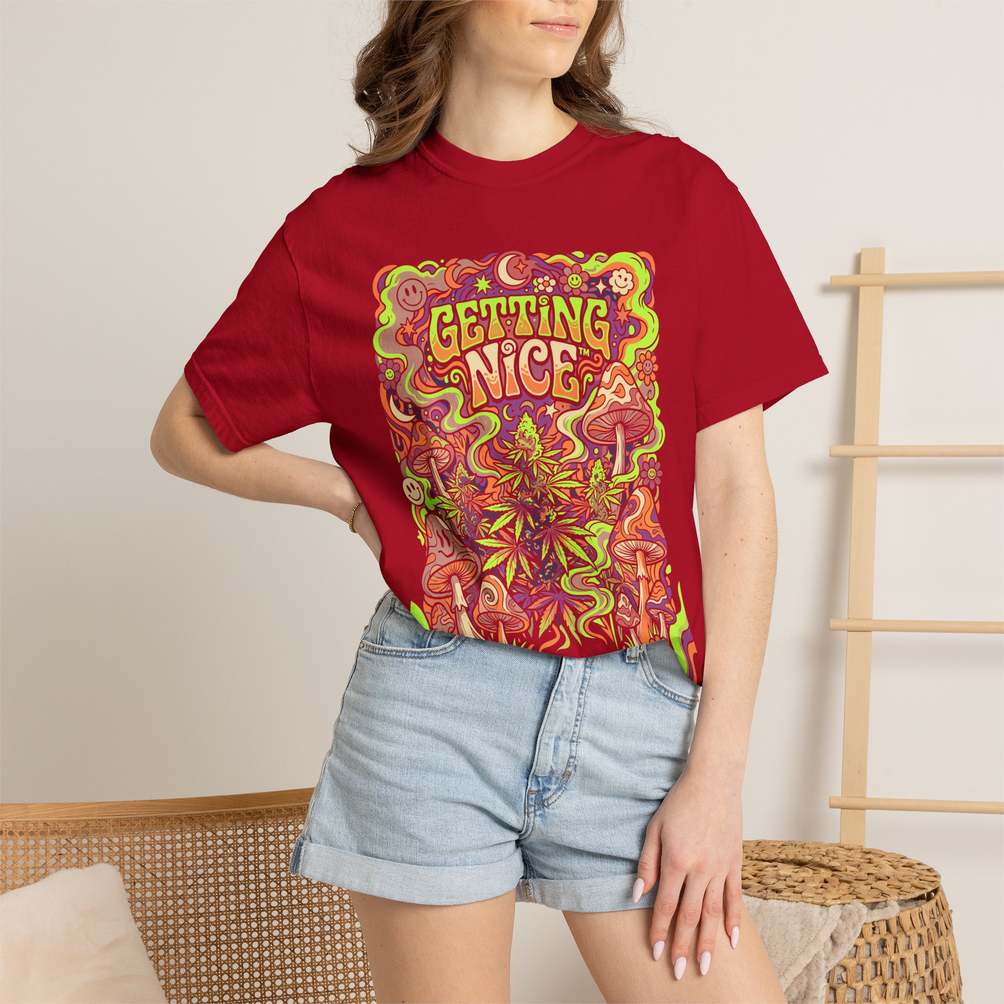 Psychedelic Getting Nice™ Graphic T-Shirt - Image 60