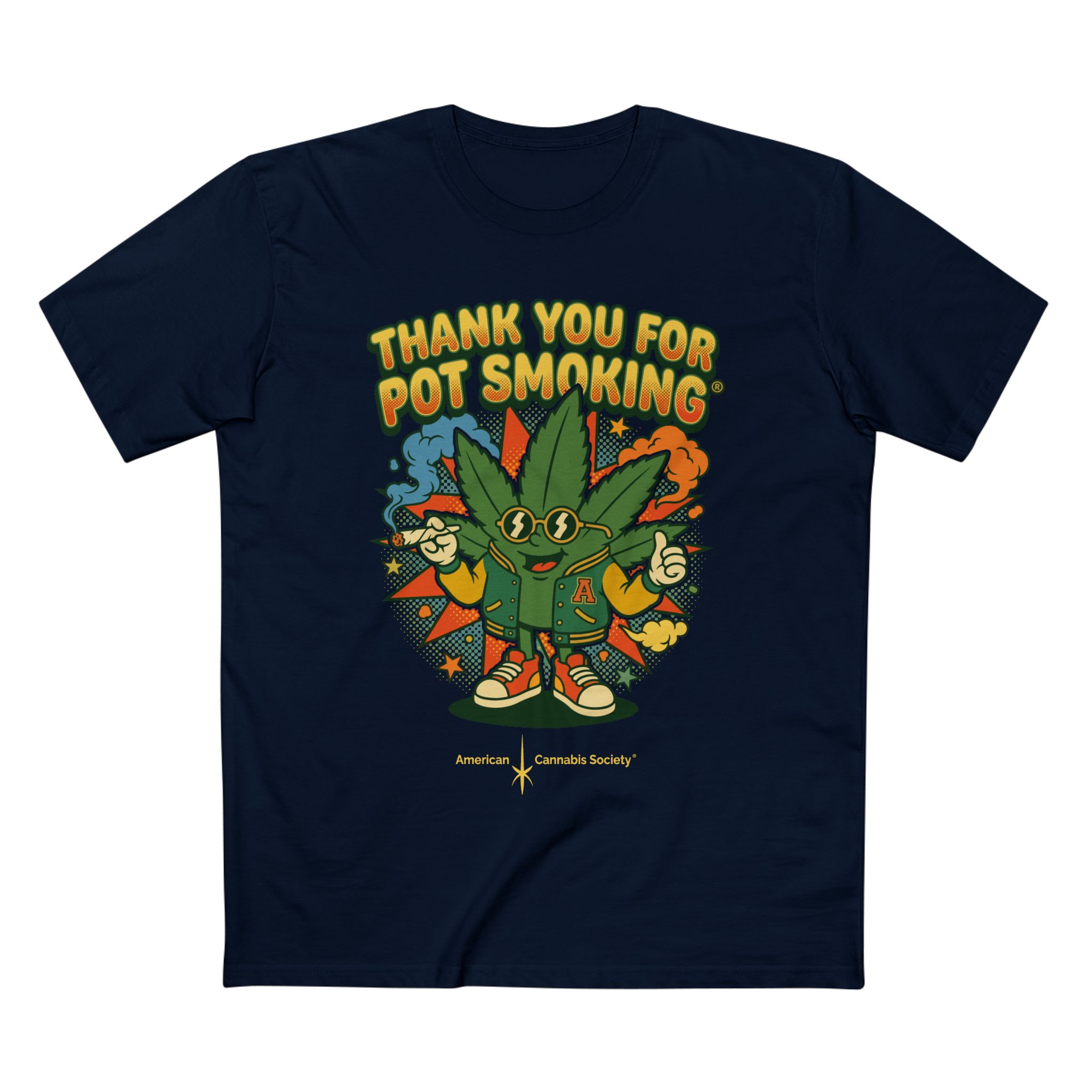 Thank You for Pot Smoking® T-Shirt — Retro Cannabis Graphic Tee - Image 53