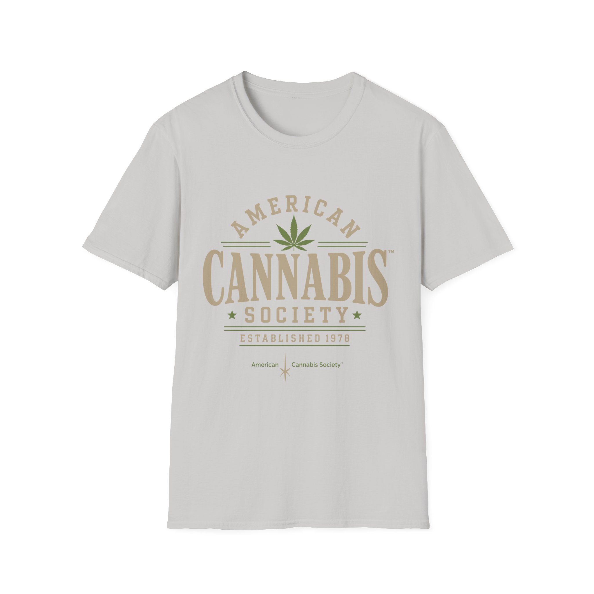 American Cannabis Society® T-Shirt — American Cannabis Society® Vintage Logo Tee - Image 9