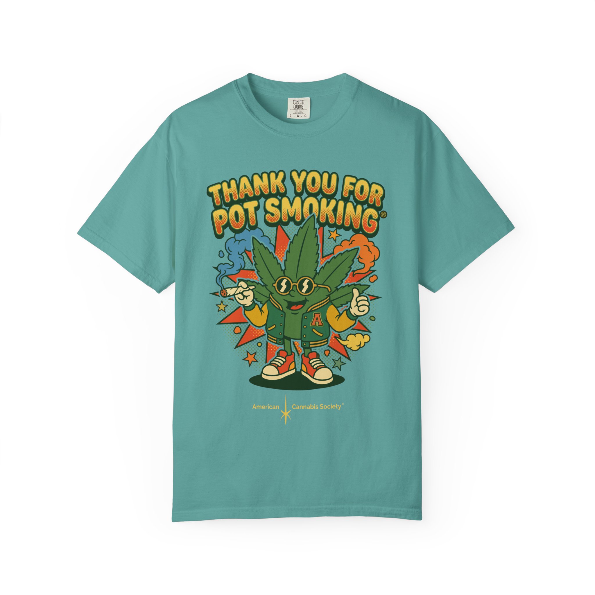 Thank You For Pot Smoking® Retro Cartoon T-Shirt - Image 37